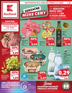 Kaufland Šamorín - náhľad platný od 28.08.2025