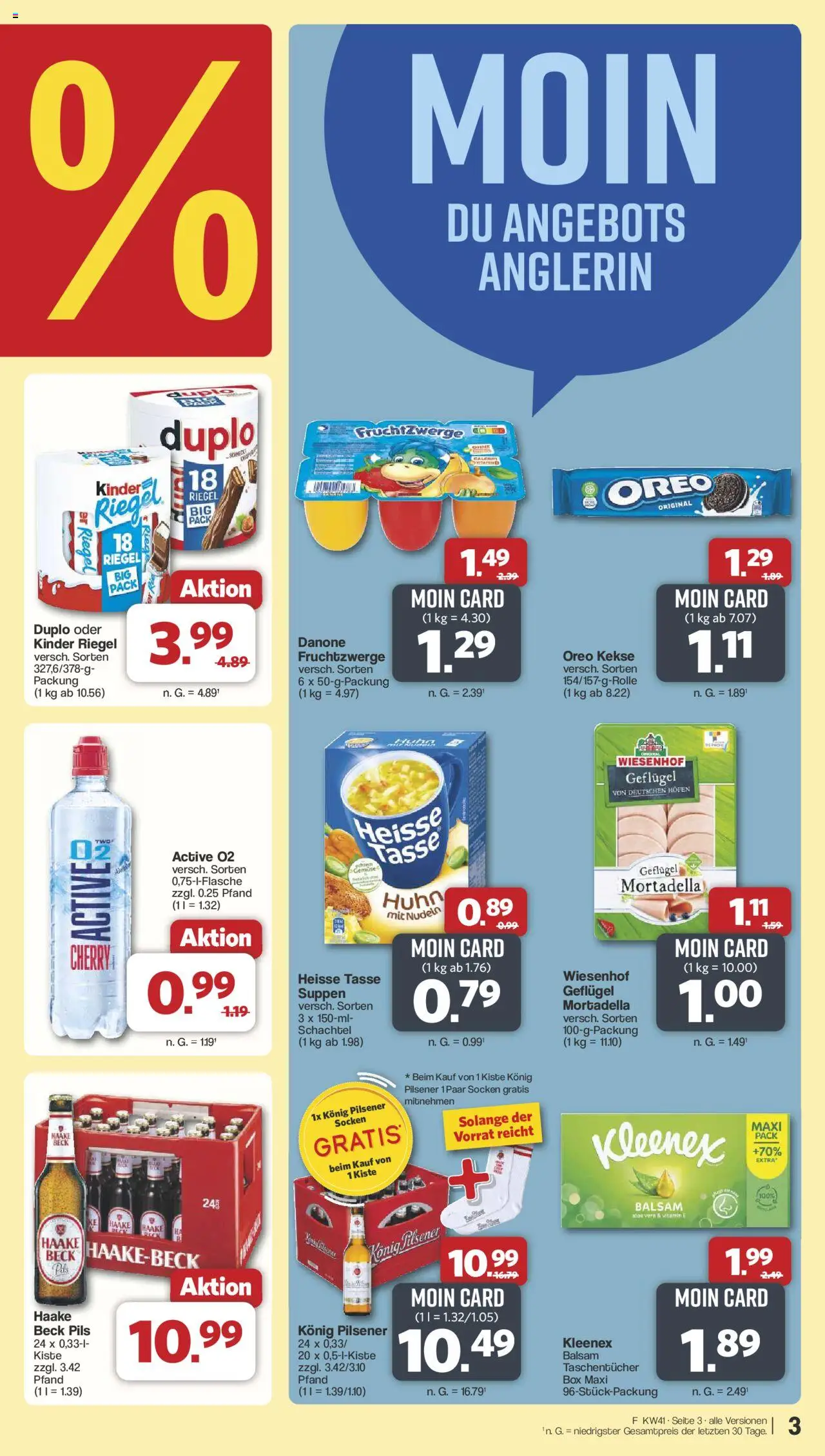 Famila Nordwest Prospekt 	 – gültig ab 06.10.2025 | Seite: 3 | Produkte: Box, Kinder riegel, Socken, Kekse