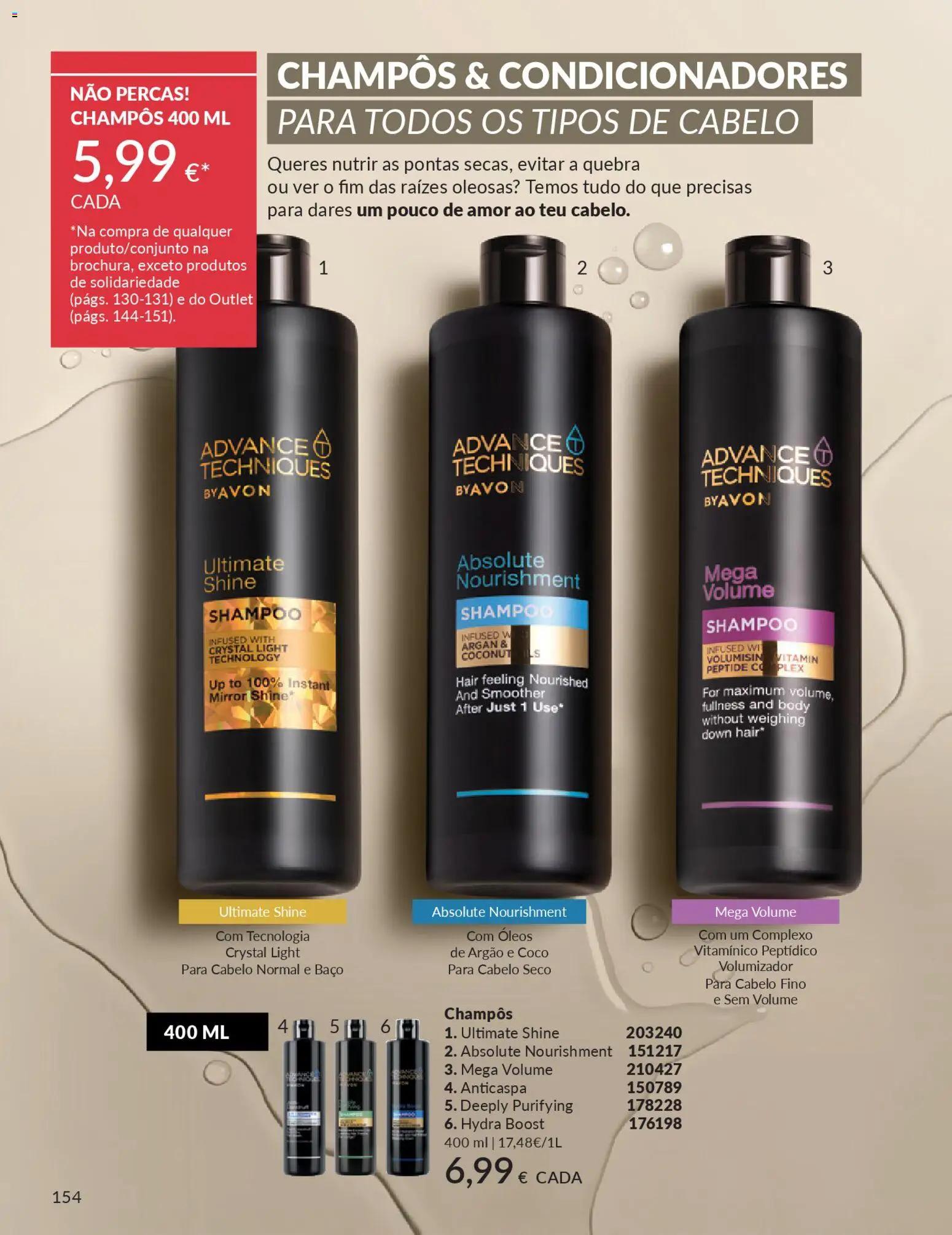 Catálogo Avon Campanha 1 │ válido de 01.01.2026 | Página: 154 | Produtos: Shampoo