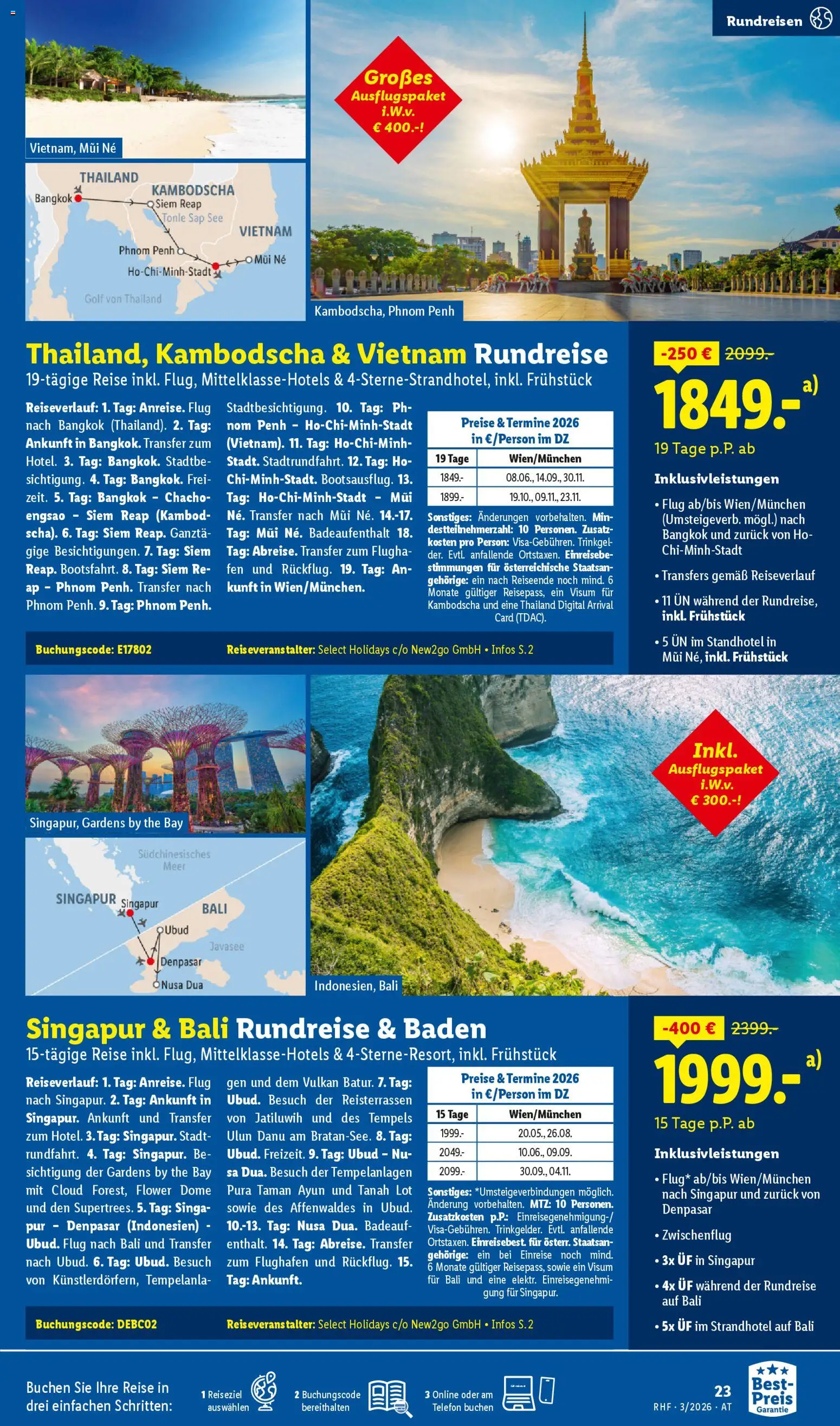 Lidl Februar/März Reise - Highlights gültig ab 28.02.2026 | Seite: 23 | Produkte: Telefon