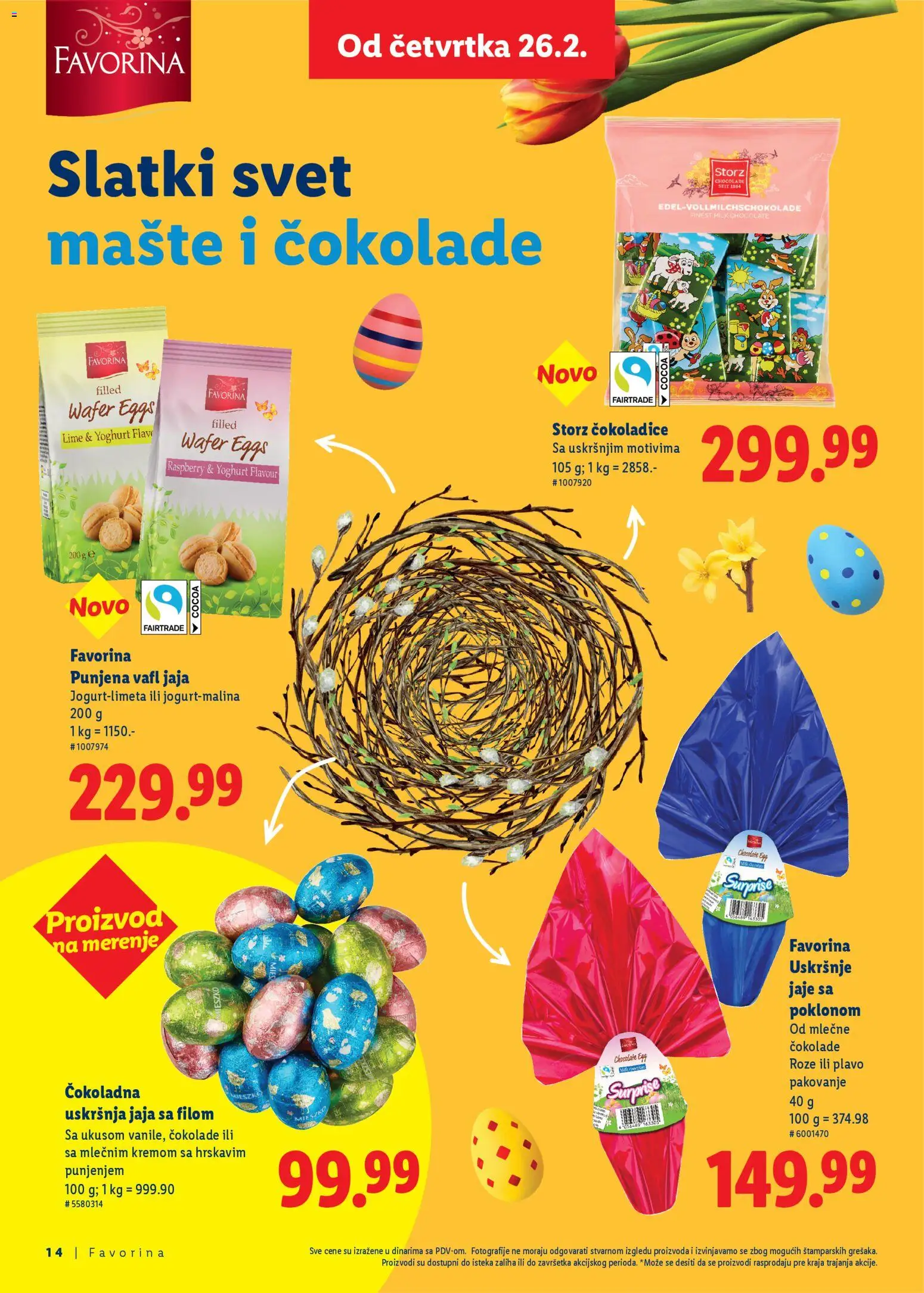 Lidl katalog - važi od 26.02.2026 | Strana: 14 | Proizvode: Pakovanje, Jaja