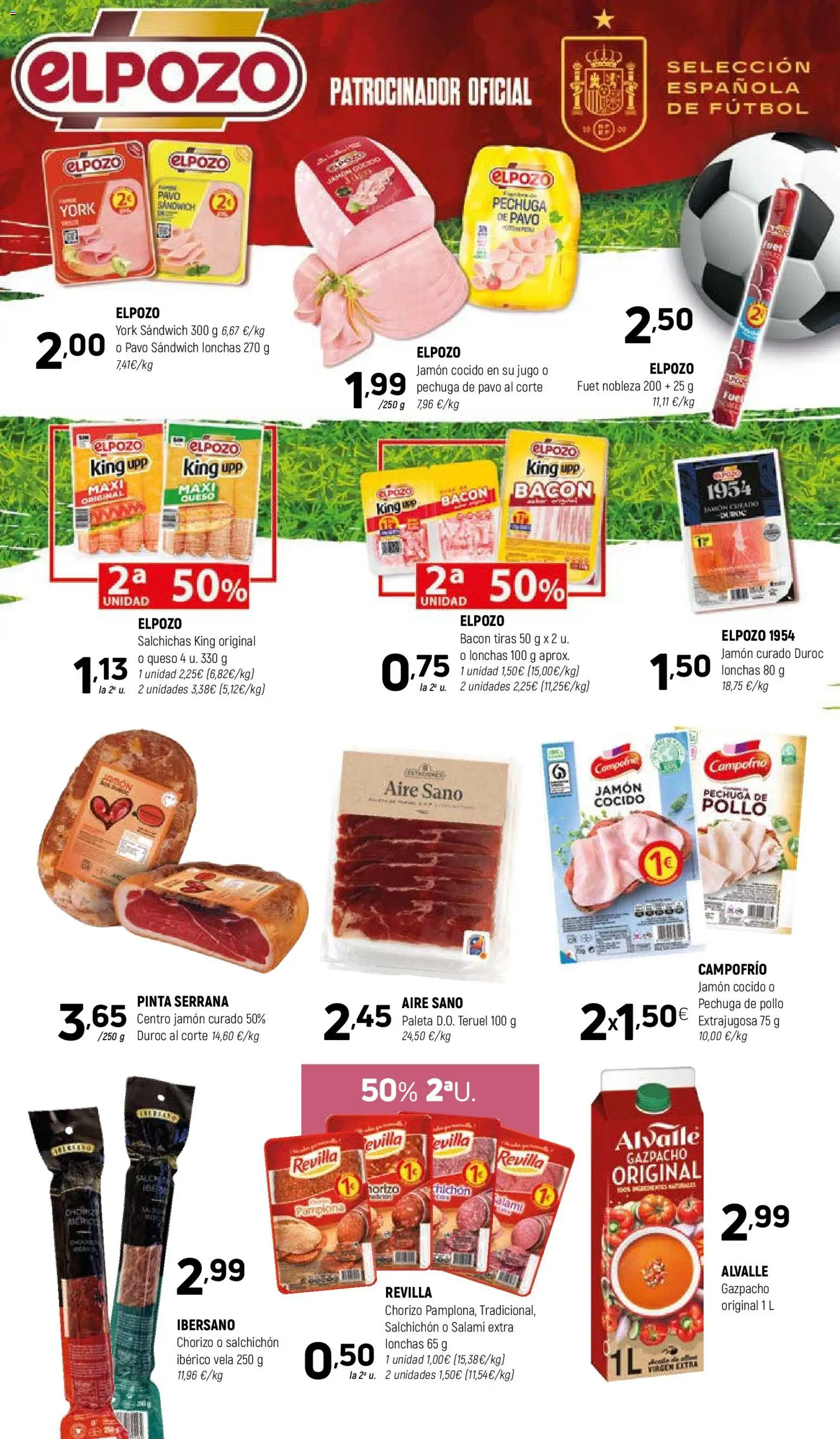 Coviran - Figueres │ válido desde el 21.04.2026 | Página: 4 | Productos: Queso, Jamón cocido, Jugo, Gazpacho