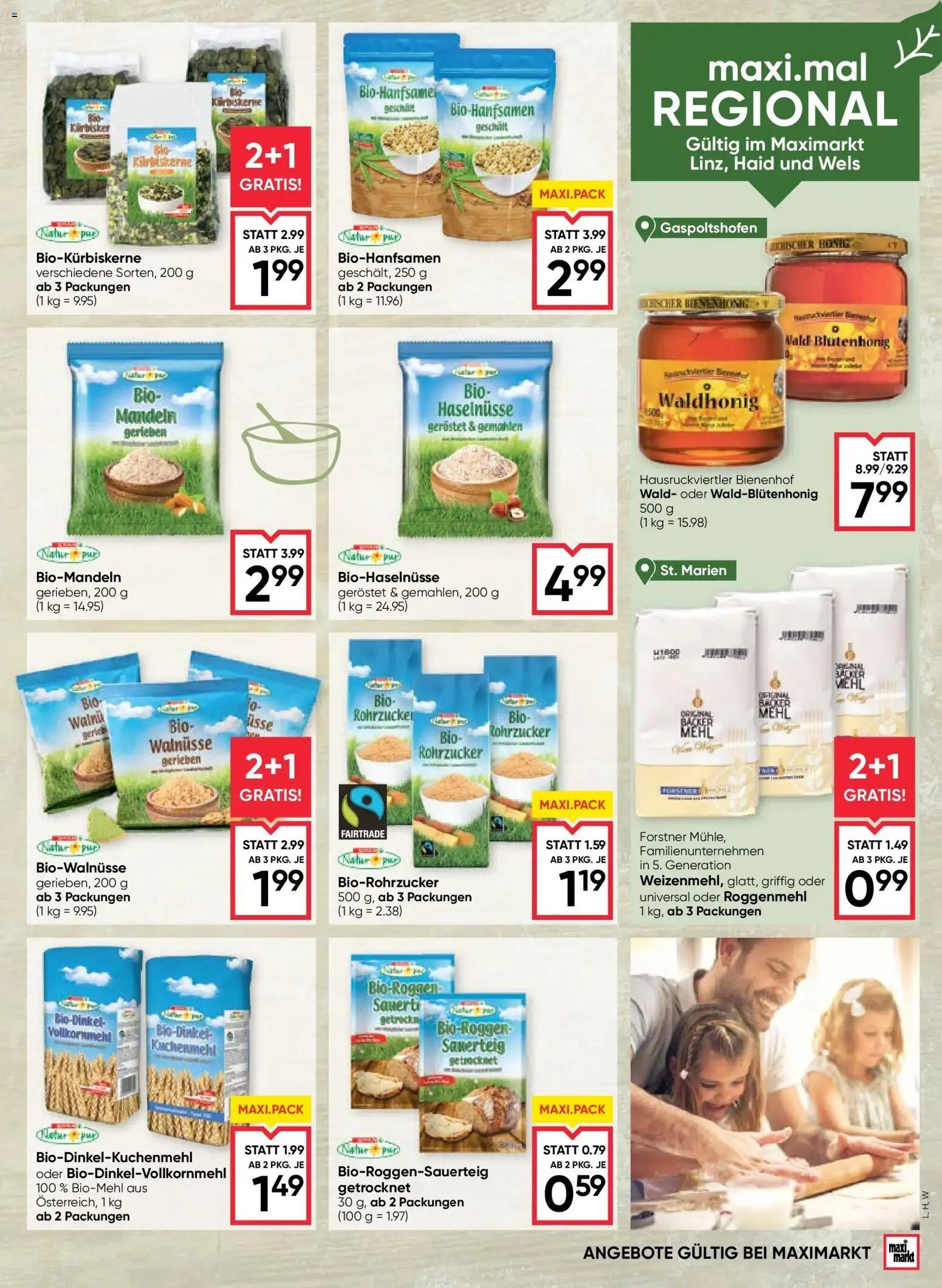Maximarkt Backgenuss Haid, Linz gültig ab 22.10.2025 | Seite: 11 | Produkte: Mühle