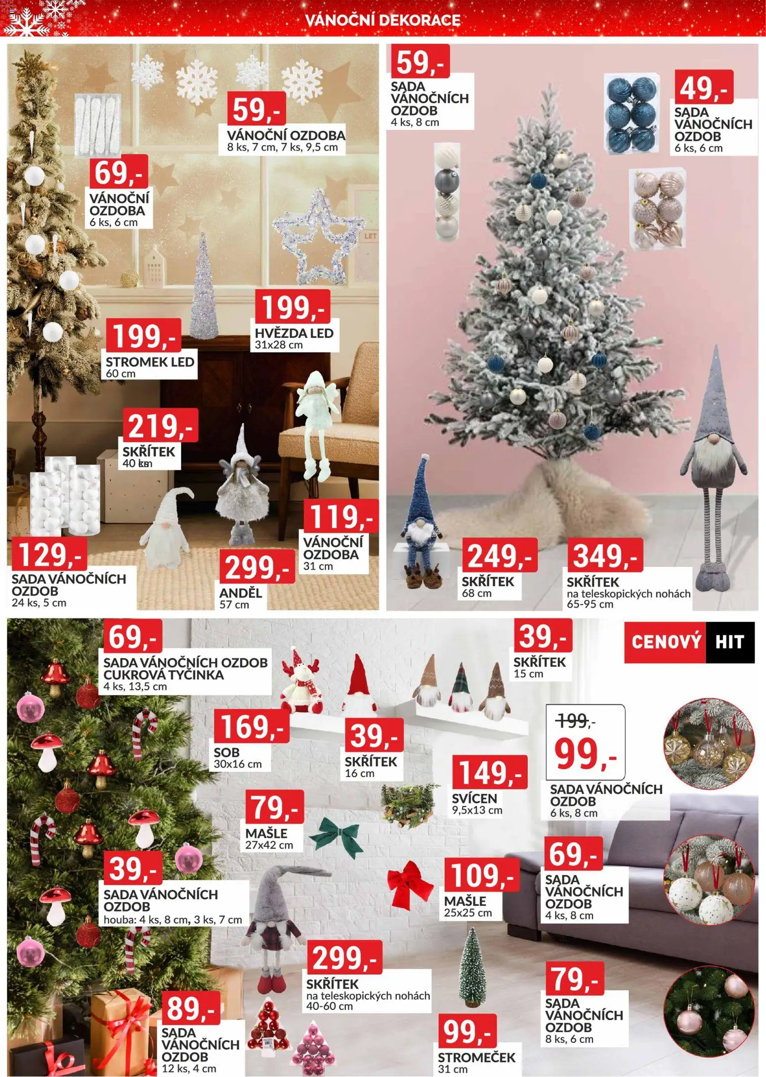 BAUMAX leták od 01.12.2025 | Strana: 2 | Produkty: Svícen, Vánoční dekorace, LED, Dekorace