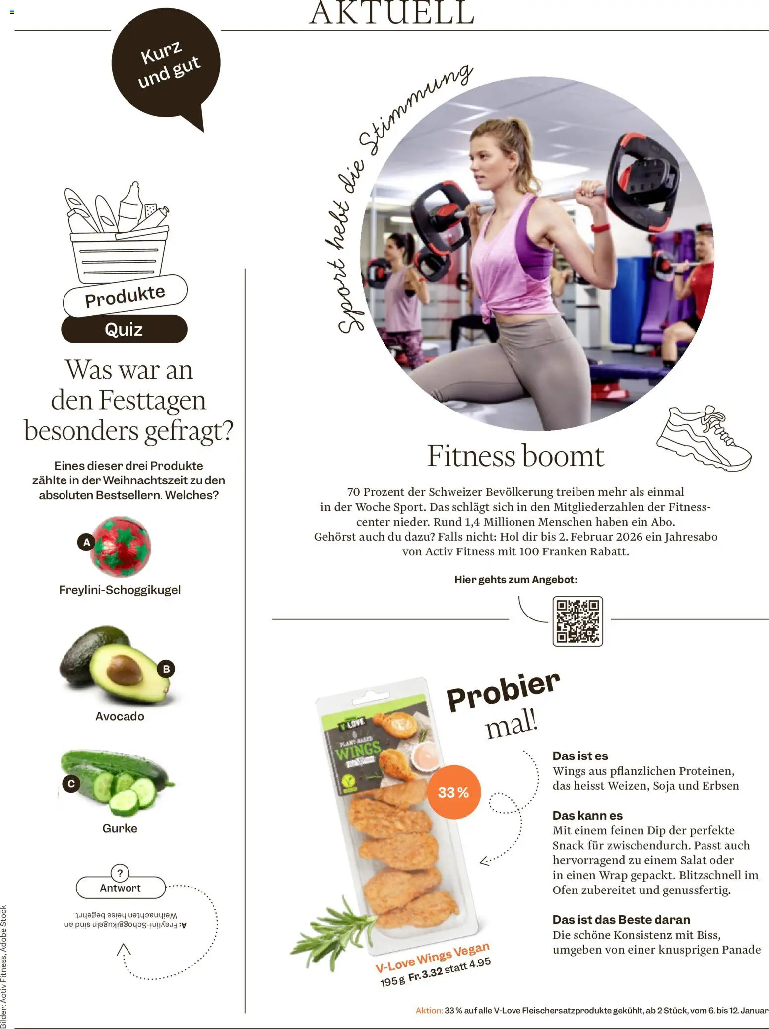 Migros - Magazin – gültig ab 05.01.2026 | Seite: 13 | Produkte: Avocado, Erbsen, Salat, Ofen