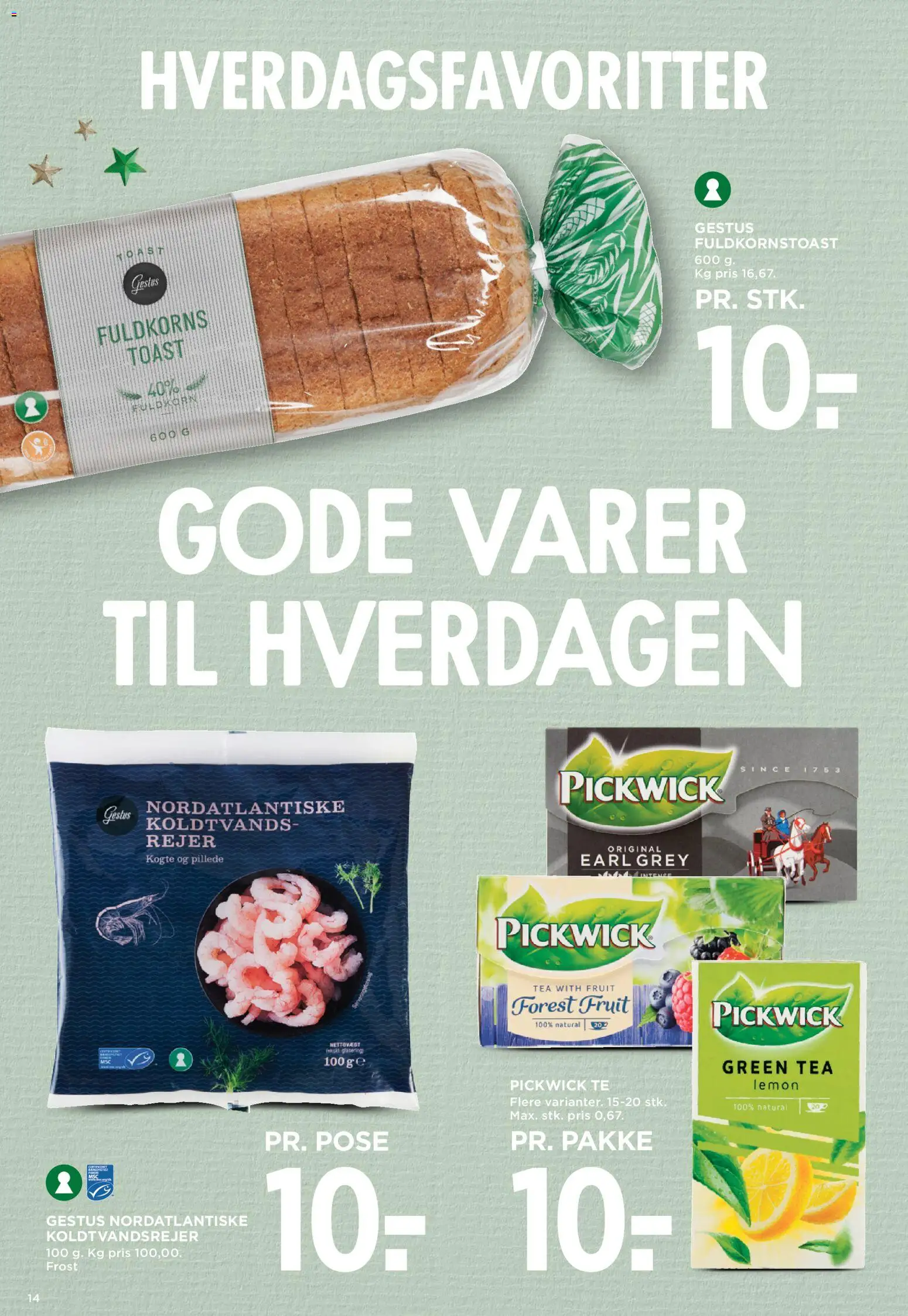 Meny tilbudsavis – gyldig fra 28.11.2025 | Side: 22 | Produkter: Te, Rejer