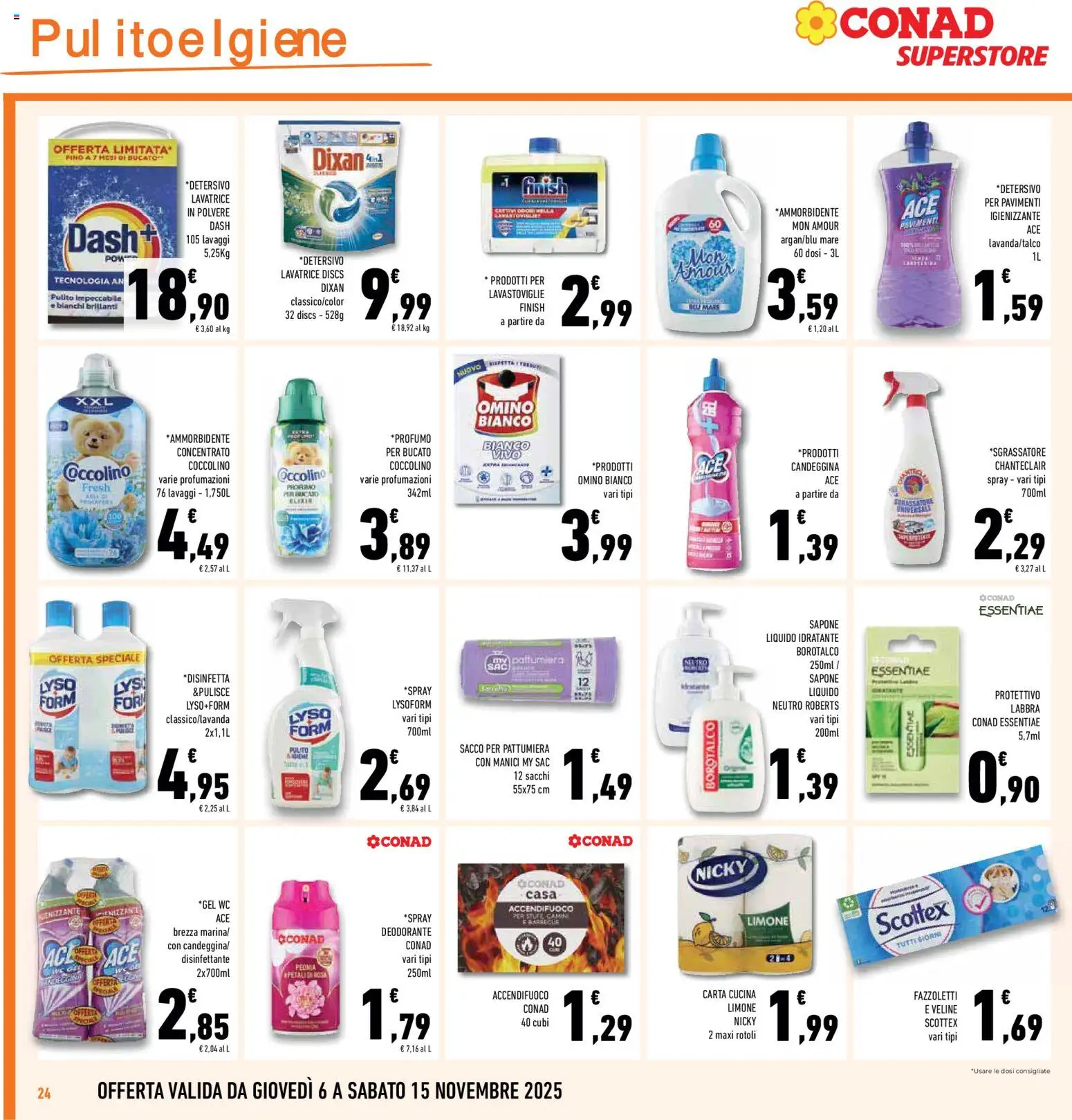 Volantino Conad del 06.11.2025 | Pagina: 24