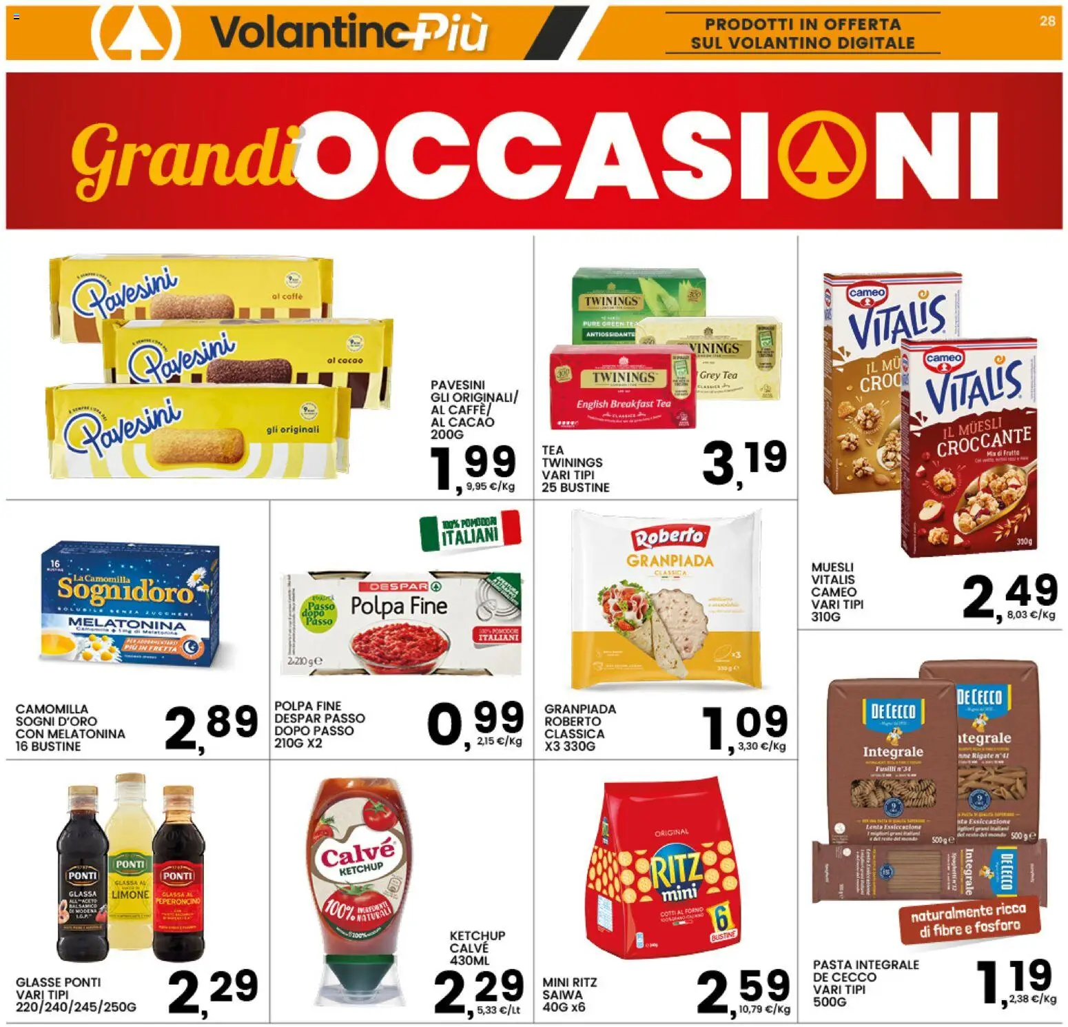 Volantino Interspar del 17.11.2025 | Pagina: 28 | Prodotti: Ketchup, Limone, Peperoncino, Cacao