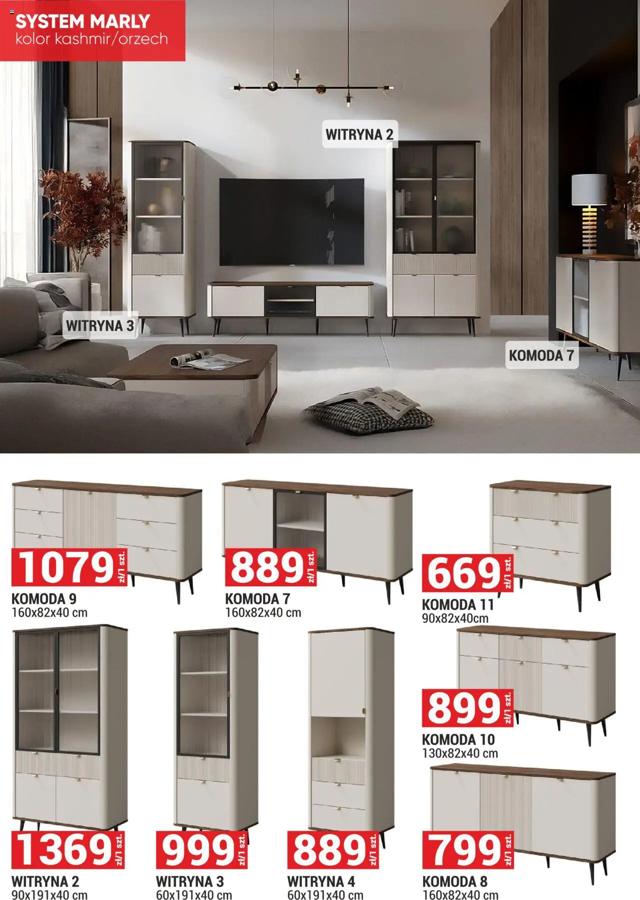 Merkury Market Gazetka - Meble, Wypoczynki, Materace od 01.08.2025 | Strona: 32 | Produkty: Komoda, Witryna