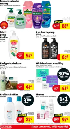 Kruidvat folder week 12 - Voorbeeld van een folder van Kruidvat, geldig van 17.03.2026 | Pagina: 35 | Producten: Bad, Parfum, Douchegel, Kan