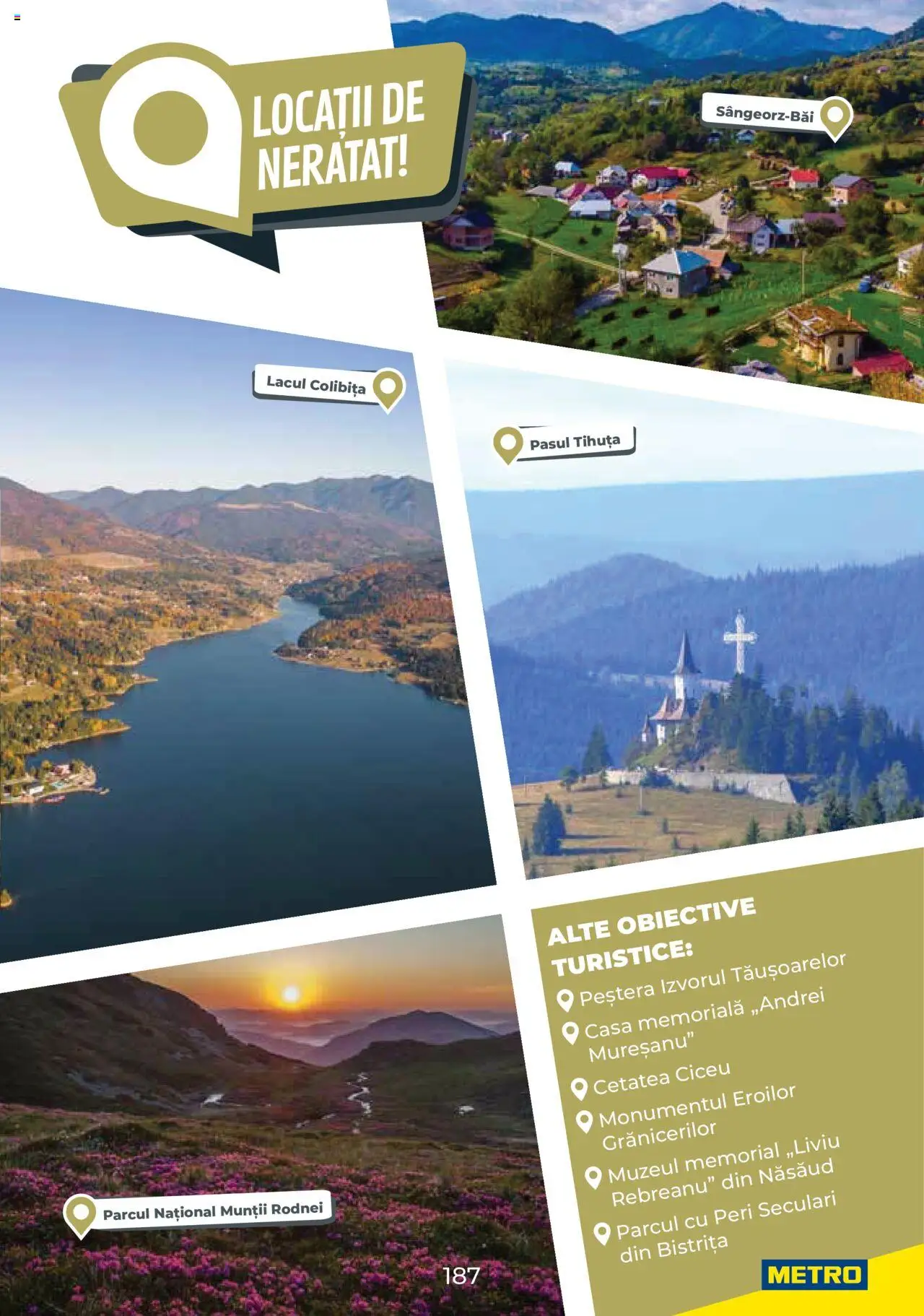 Metro catalog - Ghid de călătorie România – valabil de la 01.08.2025 | Pagină: 187
