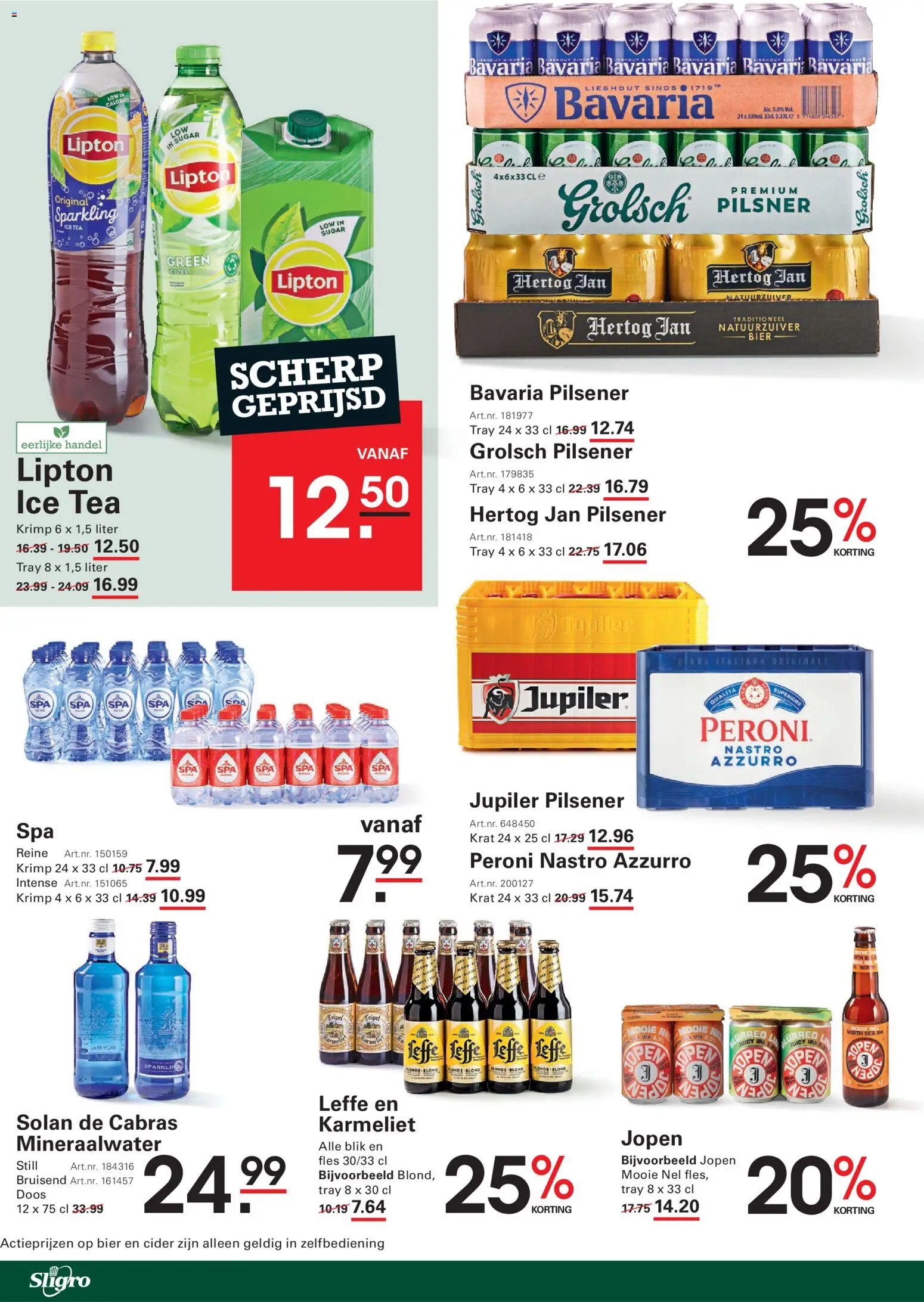 {H1} | Pagina: 76 | Producten: Bier, Fles, Mineraalwater