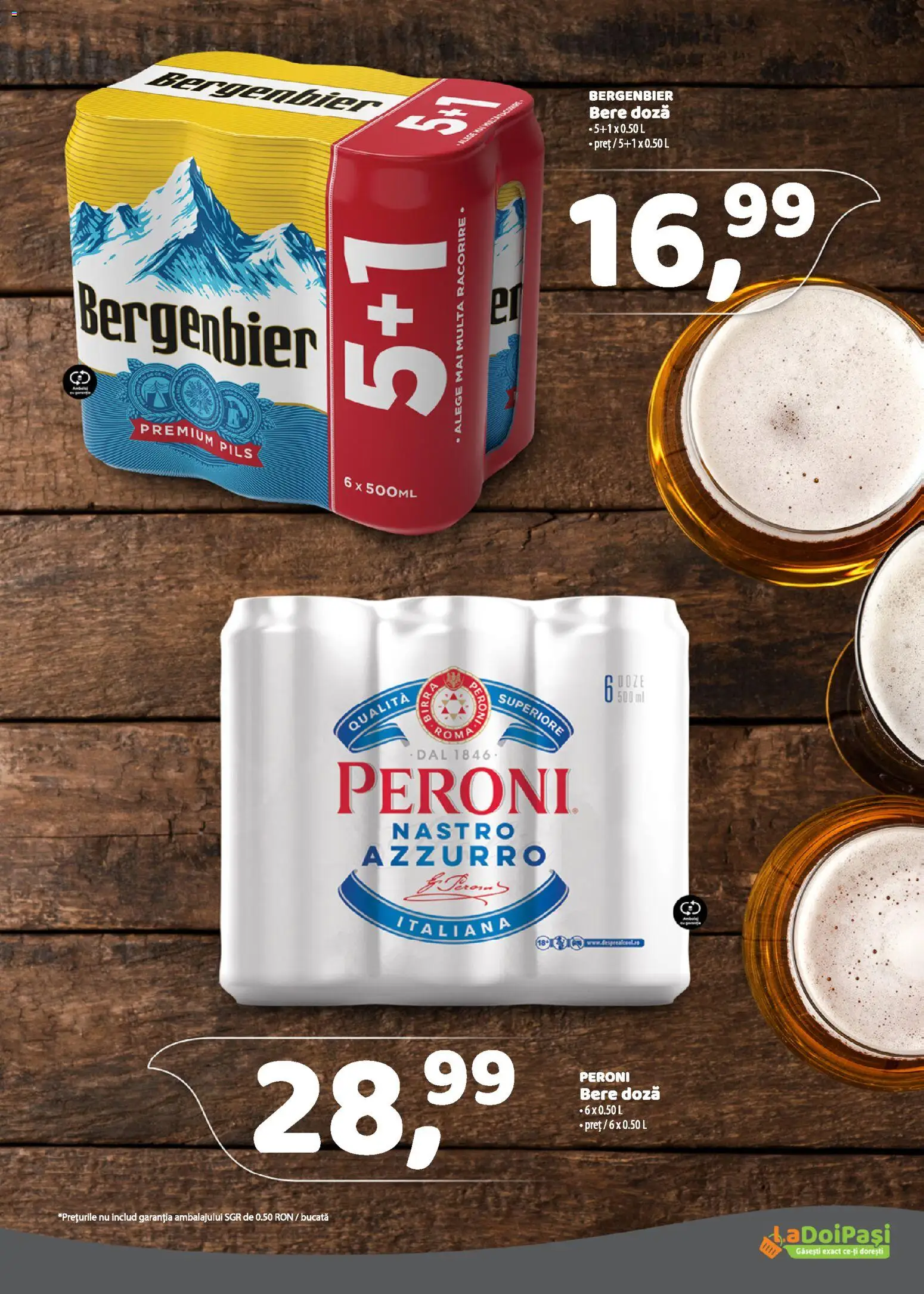 Noul catalog LaDoiPași – valabil de la 01.02.2026 | Pagină: 8 | Produse: Bere, Plastik Kulübe