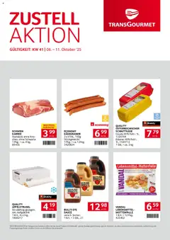 Transgourmet Zustellaktion ab 05.10.2025 gültig