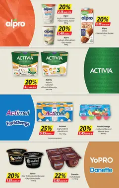 Alpro Joghurt-Alternativen, Natur Ohne Zucker, 400 g ab 12.03.2026 gültig | Seite: 8 | Produkte: Actimel, Joghurt, Schokolade, Zucker