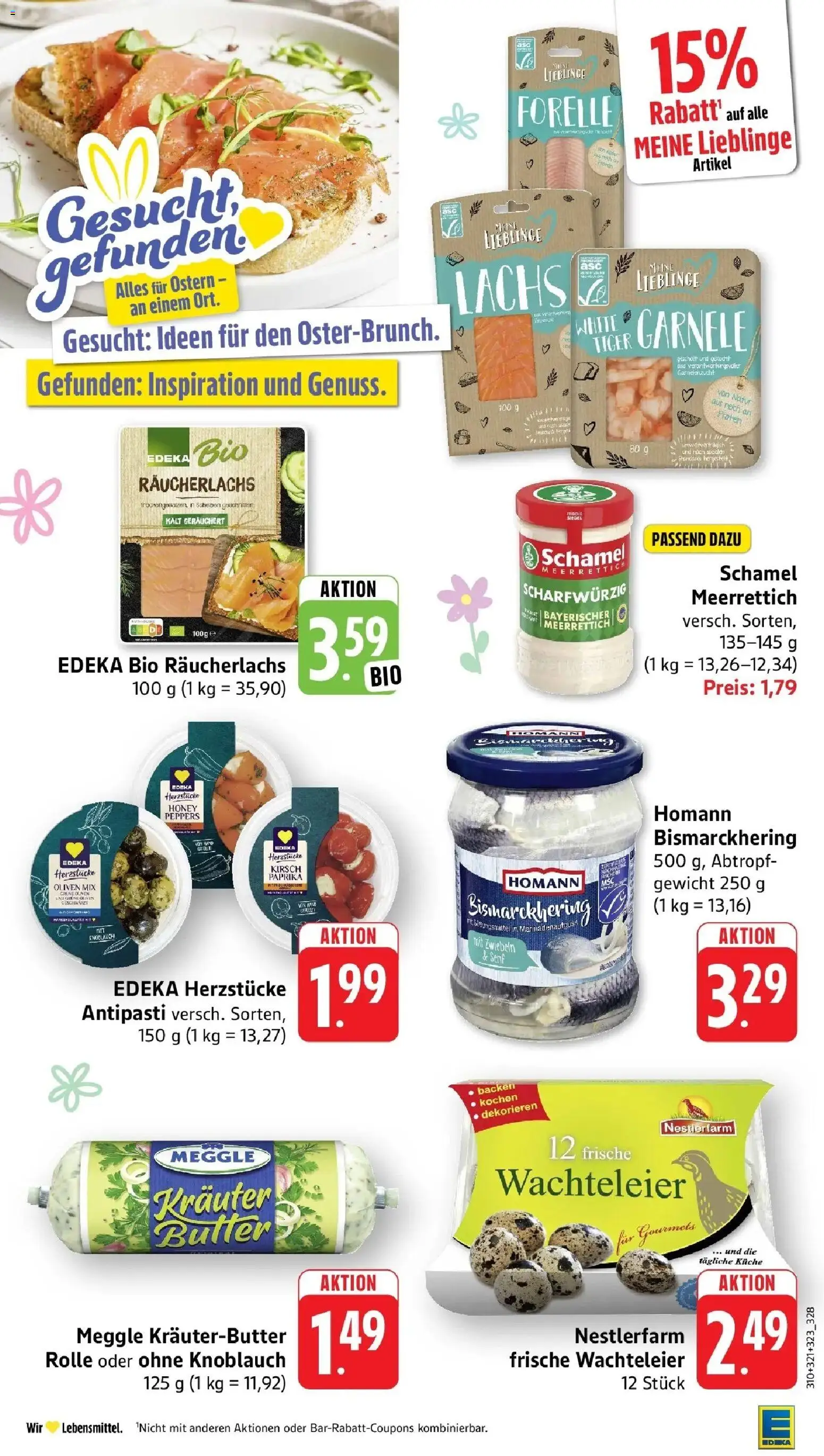 Edeka prospekt Piesport	 – gültig ab 30.03.2026 | Seite: 21 | Produkte: Kräuterbutter, Lachs, Räucherlachs, Zwiebeln