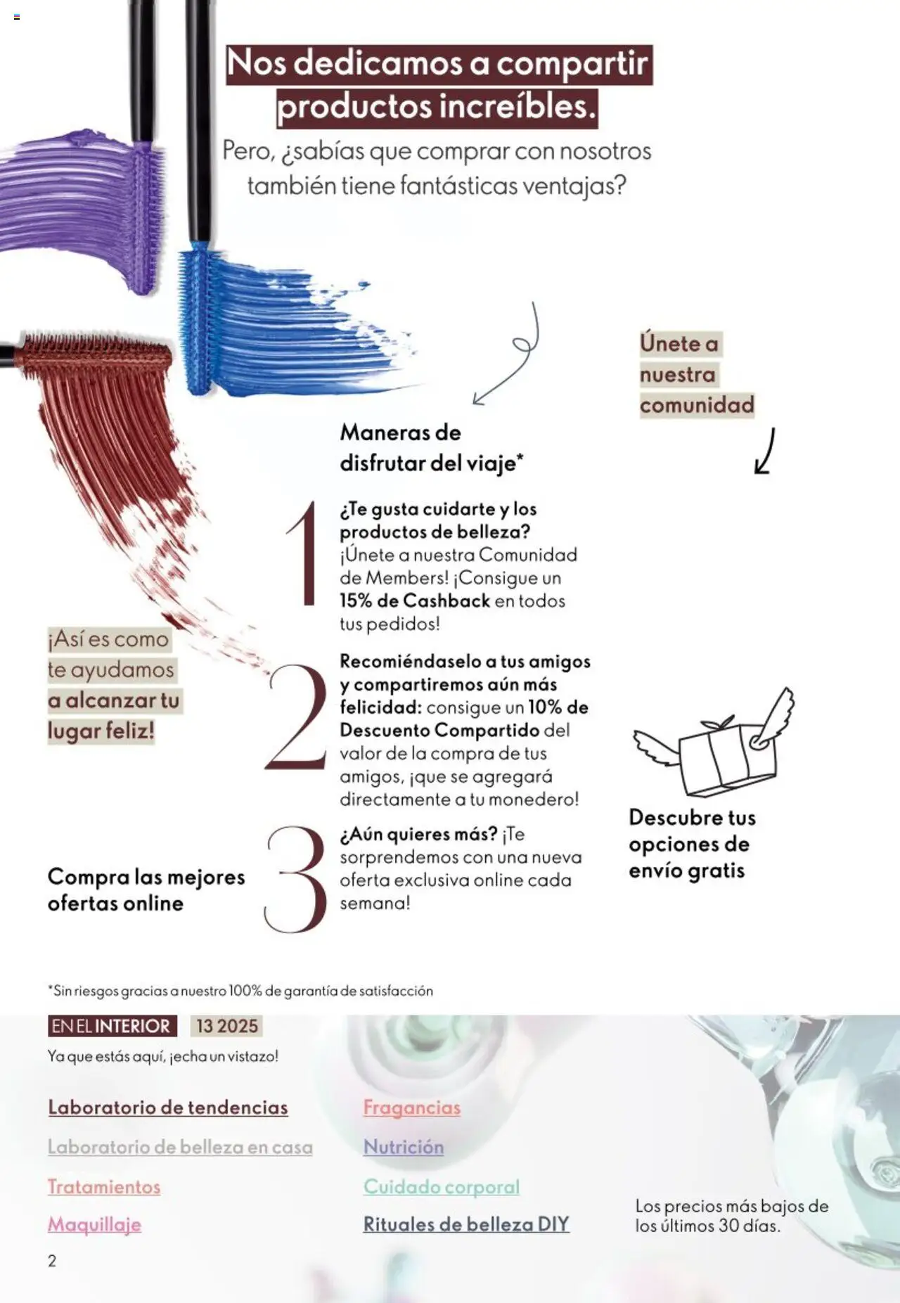 Oriflame - Catálogo Campaña 13 │ válido desde el 14.09.2025 | Página: 2 | Productos: Maquillaje, Té