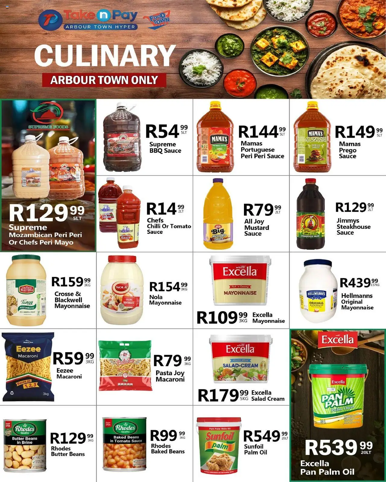 New Take n Pay catalogue – valid from 06.10.2025 | Page: 13 | Products: Butter, Cream, Sauce, Chilli