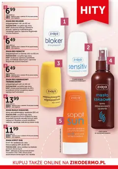 Ziko Gazetka od 26.06.2025 | Strona: 14 | Produkty: Masło, Krem do opalania, Krem, Antyperspirant
