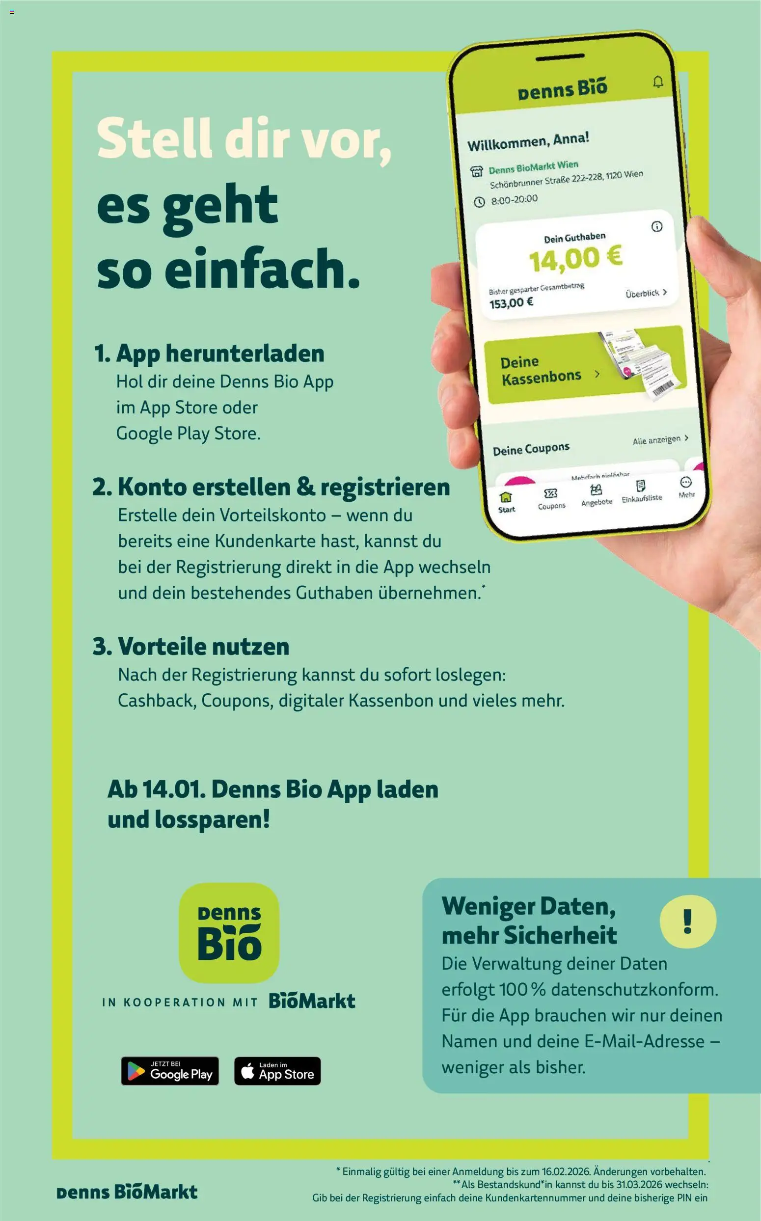 Denns BioMarkt Flugblatt gültig ab 14.01.2026 | Seite: 4 | Produkte: Zucker, Regal, Schokolade, Bourbon