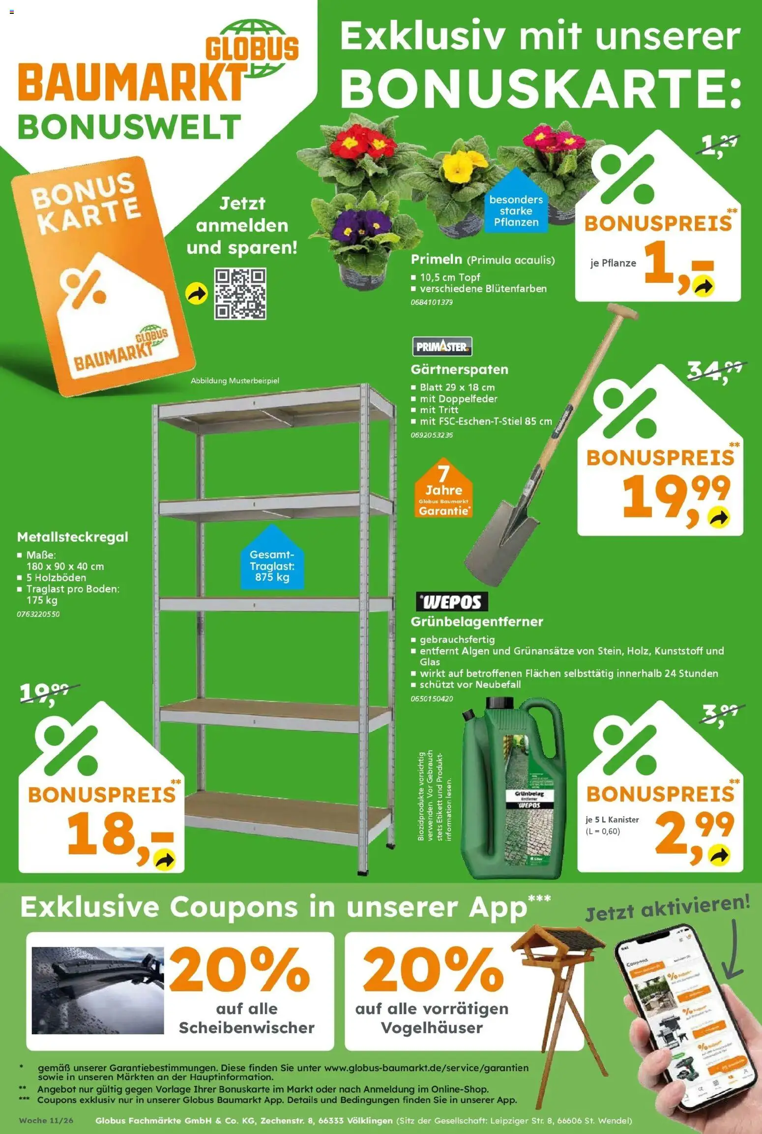 Globus Baumarkt Prospekt Rüsselsheim	 – gültig ab 09.03.2026 | Seite: 16