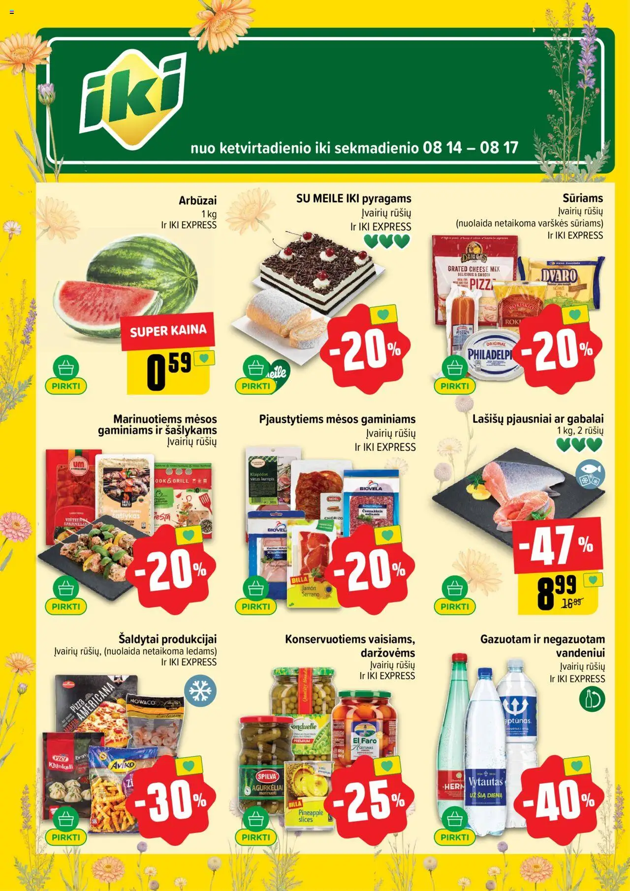 IKI - Leidinys│galioja nuo 11.08.2025 | Puslapis: 60 | Prekių: Vištienos, Kumpis