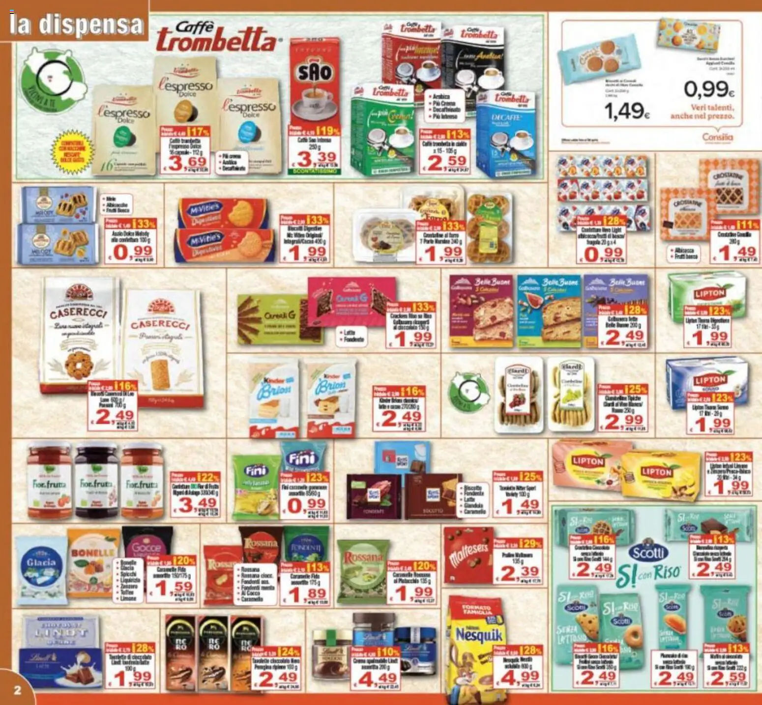 Volantino CTS del 17.04.2026 | Pagina: 2 | Prodotti: Crema, Frutta, Crostatine, The