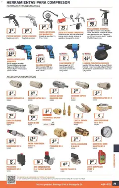 Vista previa Obramat folleto válido desde el 23.03.2026 | Página: 415 | Productos: Manguera, Peso, Manómetro, Enchufe