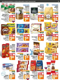 COOP Jednota leták platný od 12.03.2026 | Strana: 23 | Produkty: Croissant, Merci, Cereálie, Milka