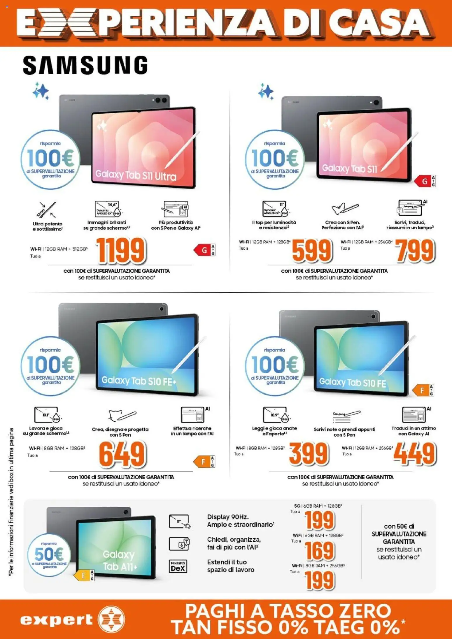 Volantino Expert del 09.04.2026 | Pagina: 13 | Prodotti: Top, Samsung