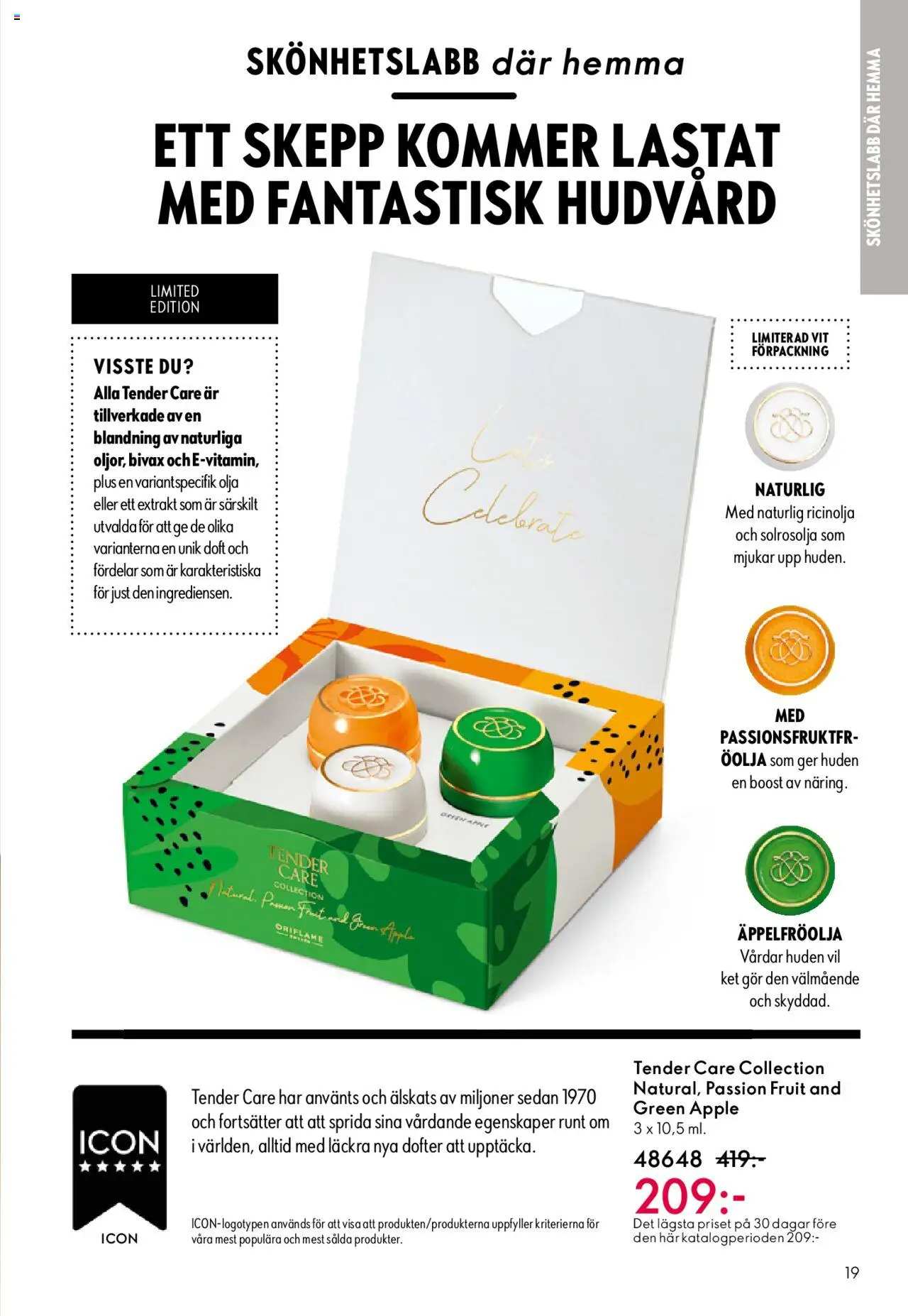 Oriflame reklamblad aktuell från 14.09.2025 | Sida: 19 | Produkter: Doft, Olja, Äpple
