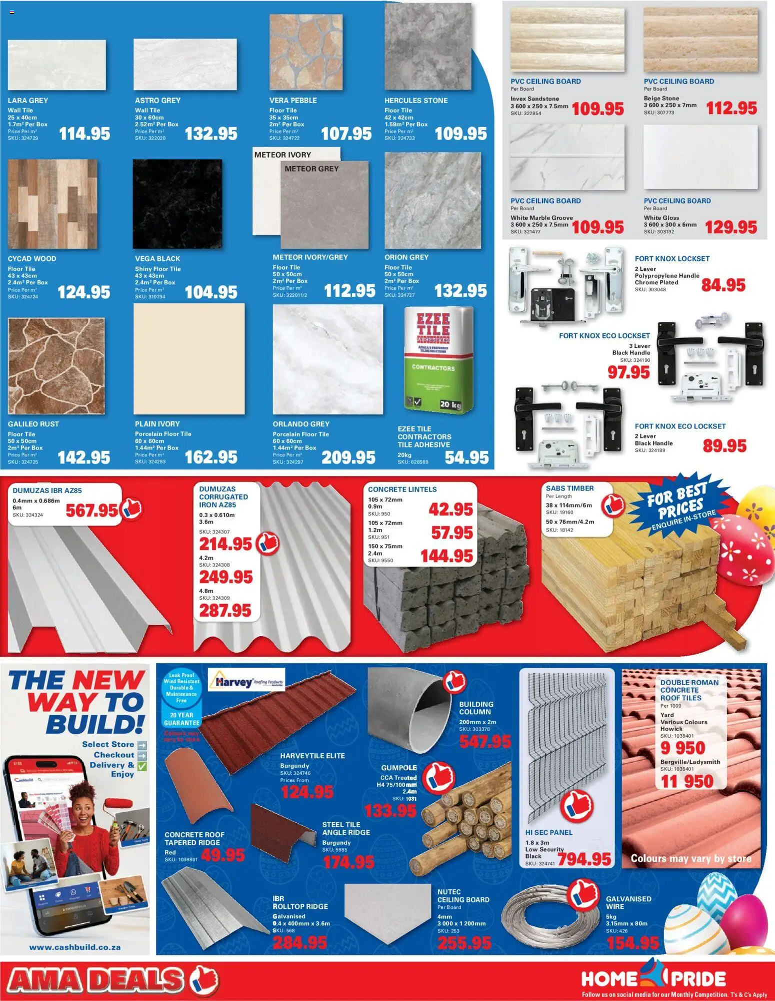 New Cashbuild catalogue – valid from 23.03.2026 | Page: 2 | Products: Gloss, Iron, Box, Tiling
