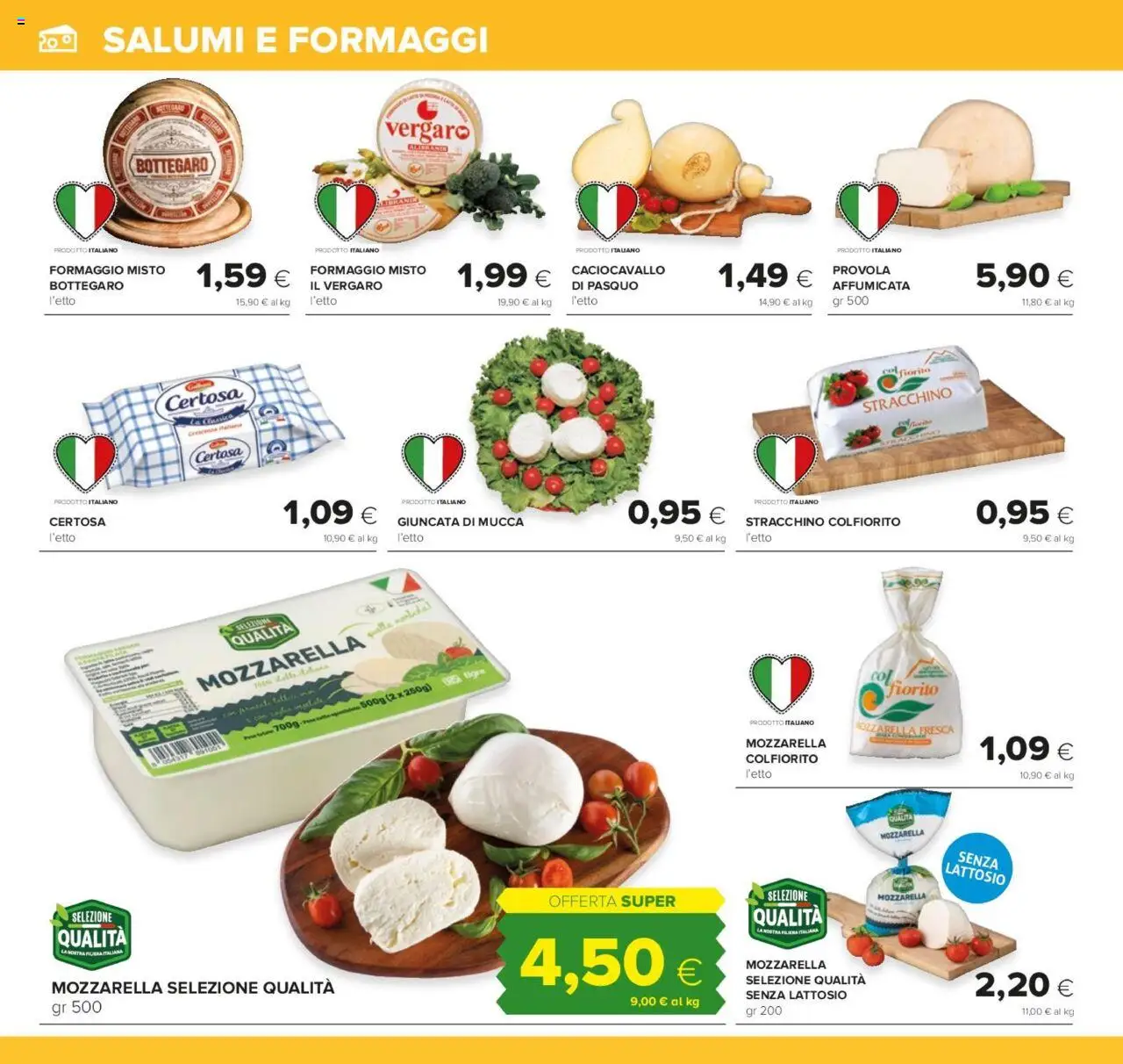 Volantino Oasi del 07.08.2025 | Pagina: 8 | Prodotti: Mozzarella, Formaggio, Stracchino, Provola