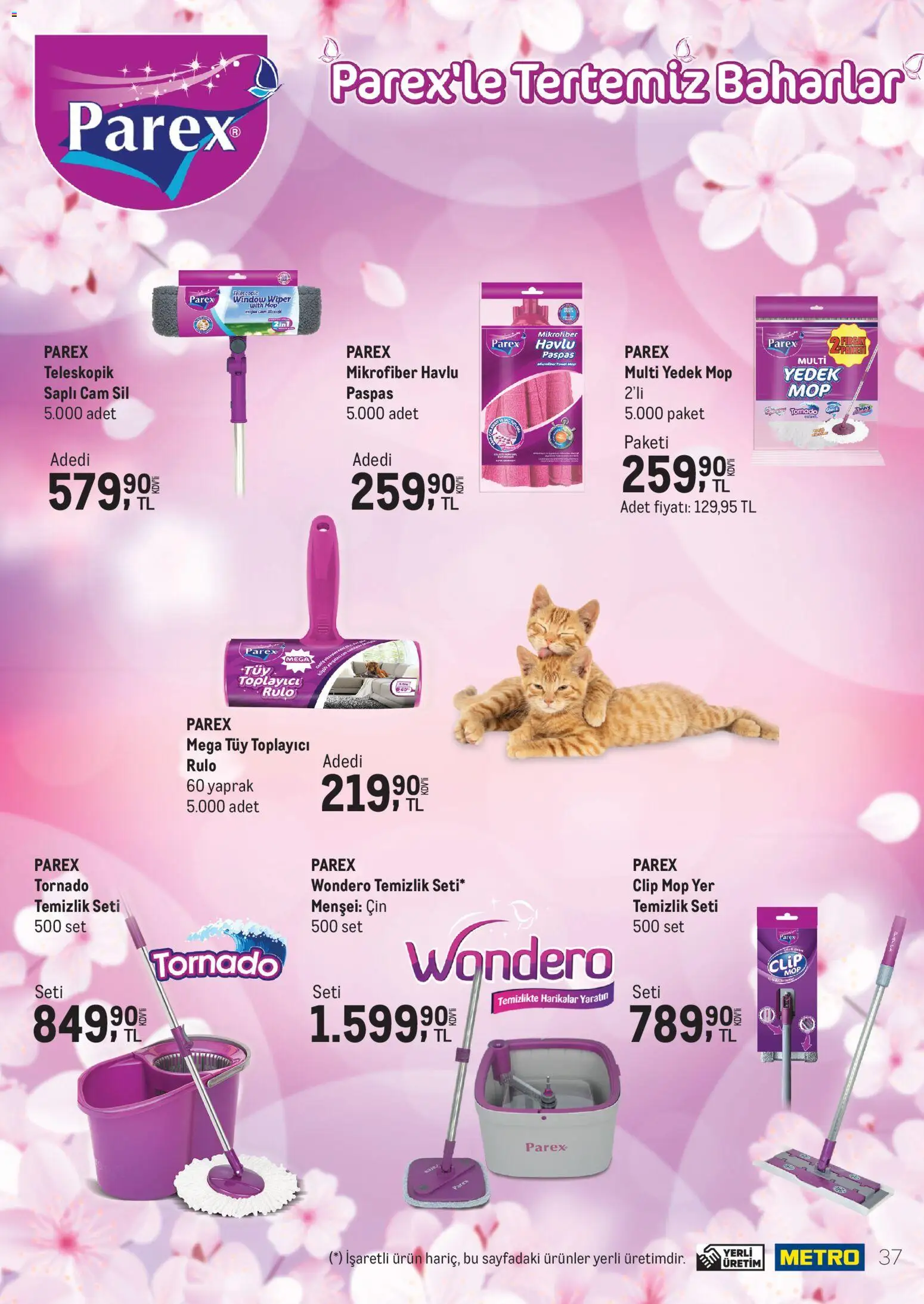 Metro - Gıda | Kozmetik | Deterjan - 27.11.2025 tarihinden itibaren geçerlidir | Sayfa: 37 | Ürünler: Tüy toplayıcı, Paspas, Cin