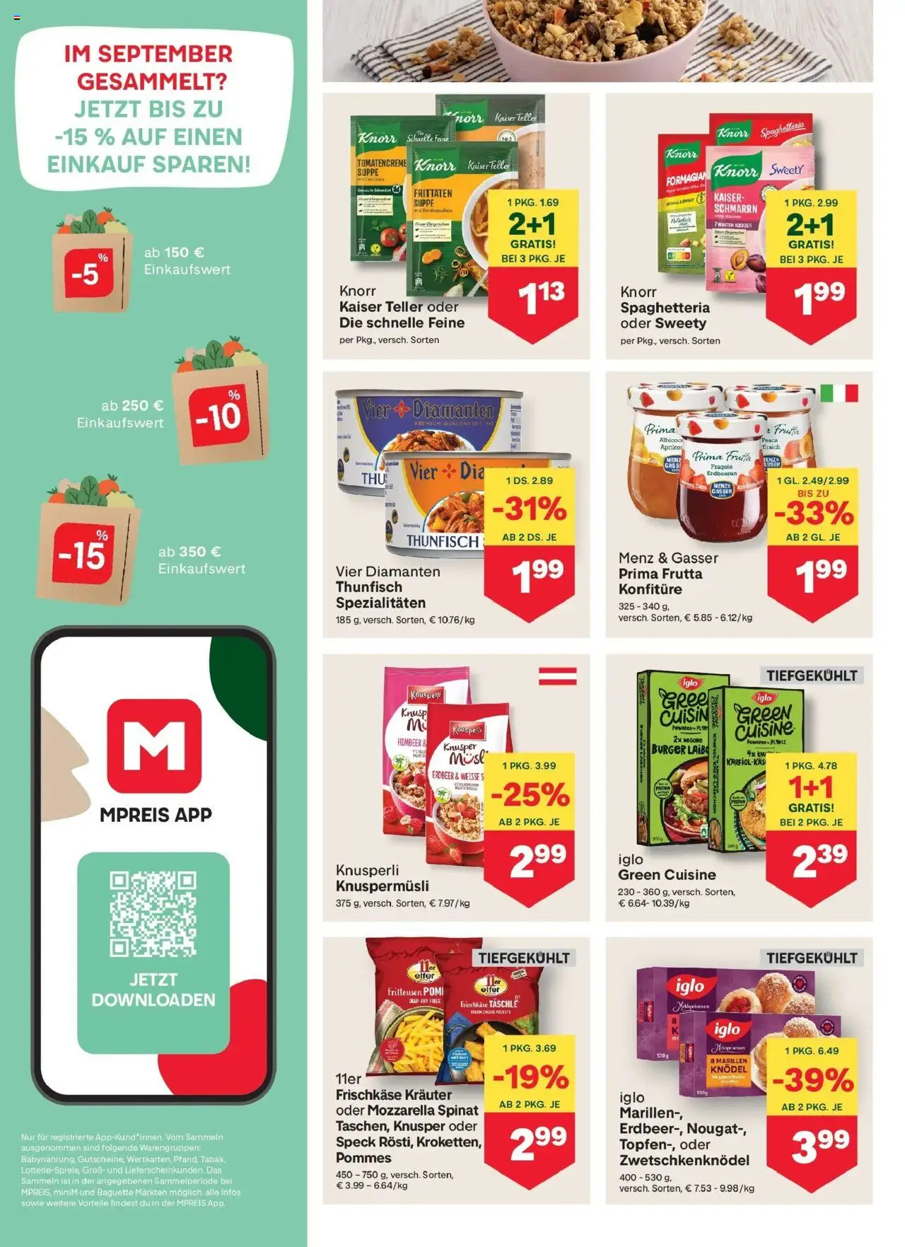 MPREIS Sillian gültig ab 09.10.2025 | Seite: 8 | Produkte: Erdbeeren, Jääkaappipakastin