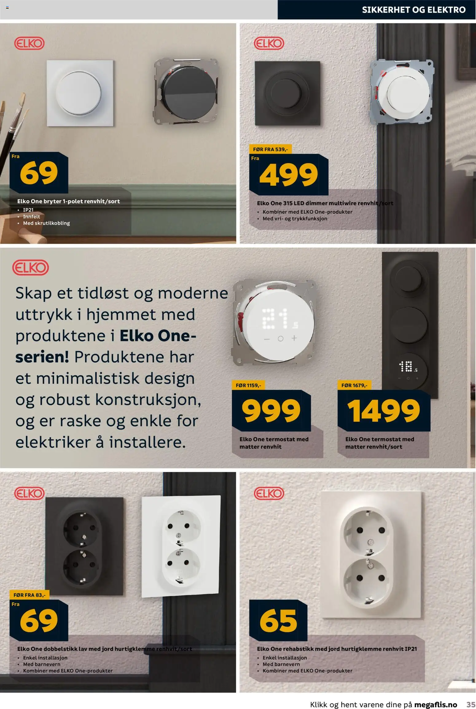 {H1} | Side: 35 | Produkter: Dimmer