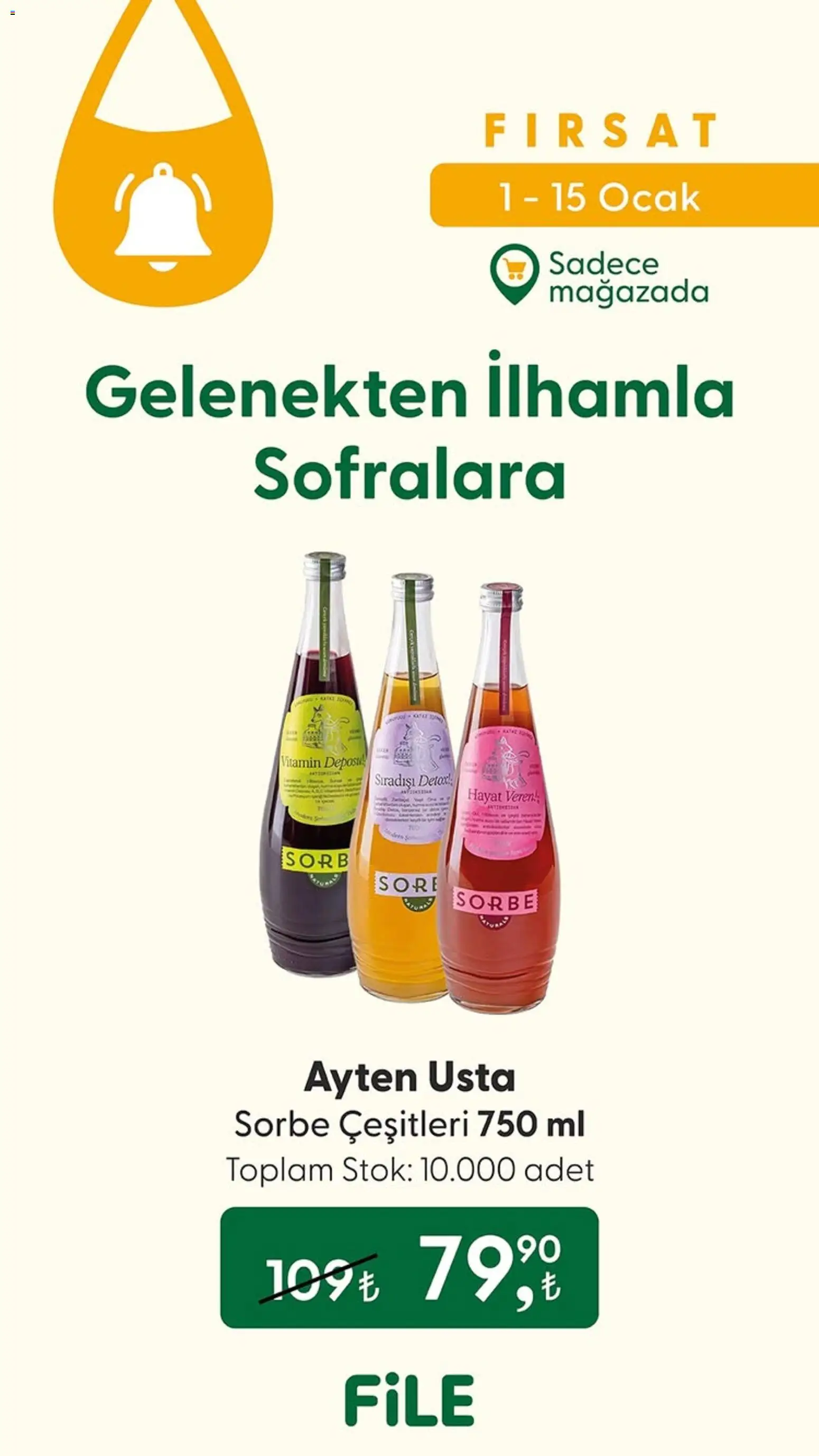 File Market Katalog - 01.01.2026 tarihinden itibaren geçerlidir | Sayfa: 5 | Ürünler: Ocak