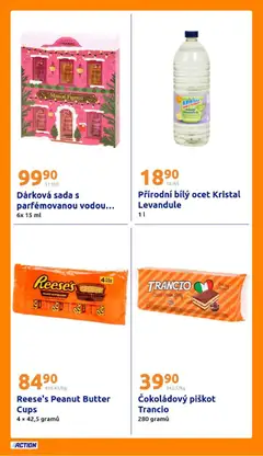 Náhled letáku Action leták od 29.10.2025 | Strana: 20 | Produkty: Reese's, Ocet, Bílý ocet