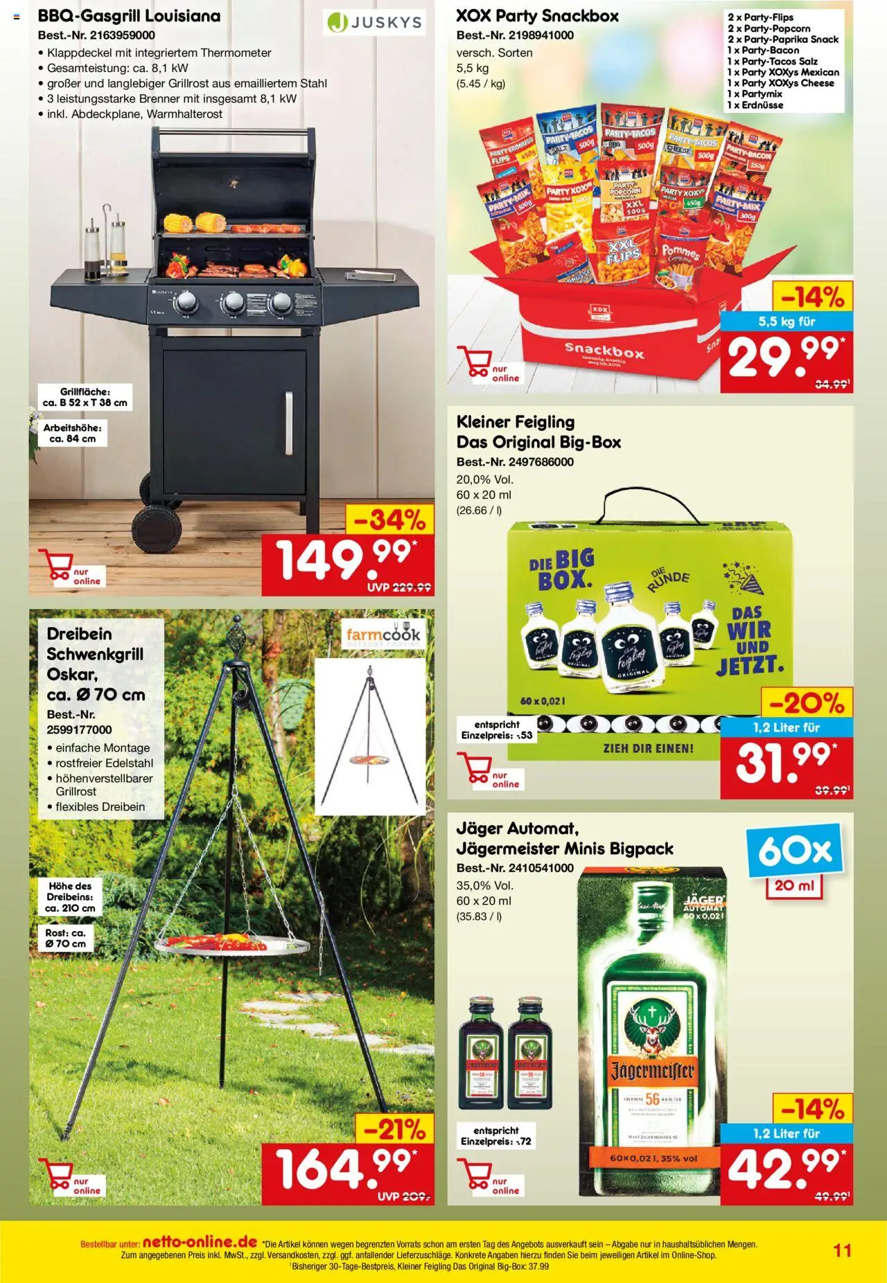 Netto Marken-Discount - Online-Angebote August - gültig ab dem 01.08.2025 | Seite: 11 | Produkte: Erdnüsse, Kleiner feigling, Pommes, Salz