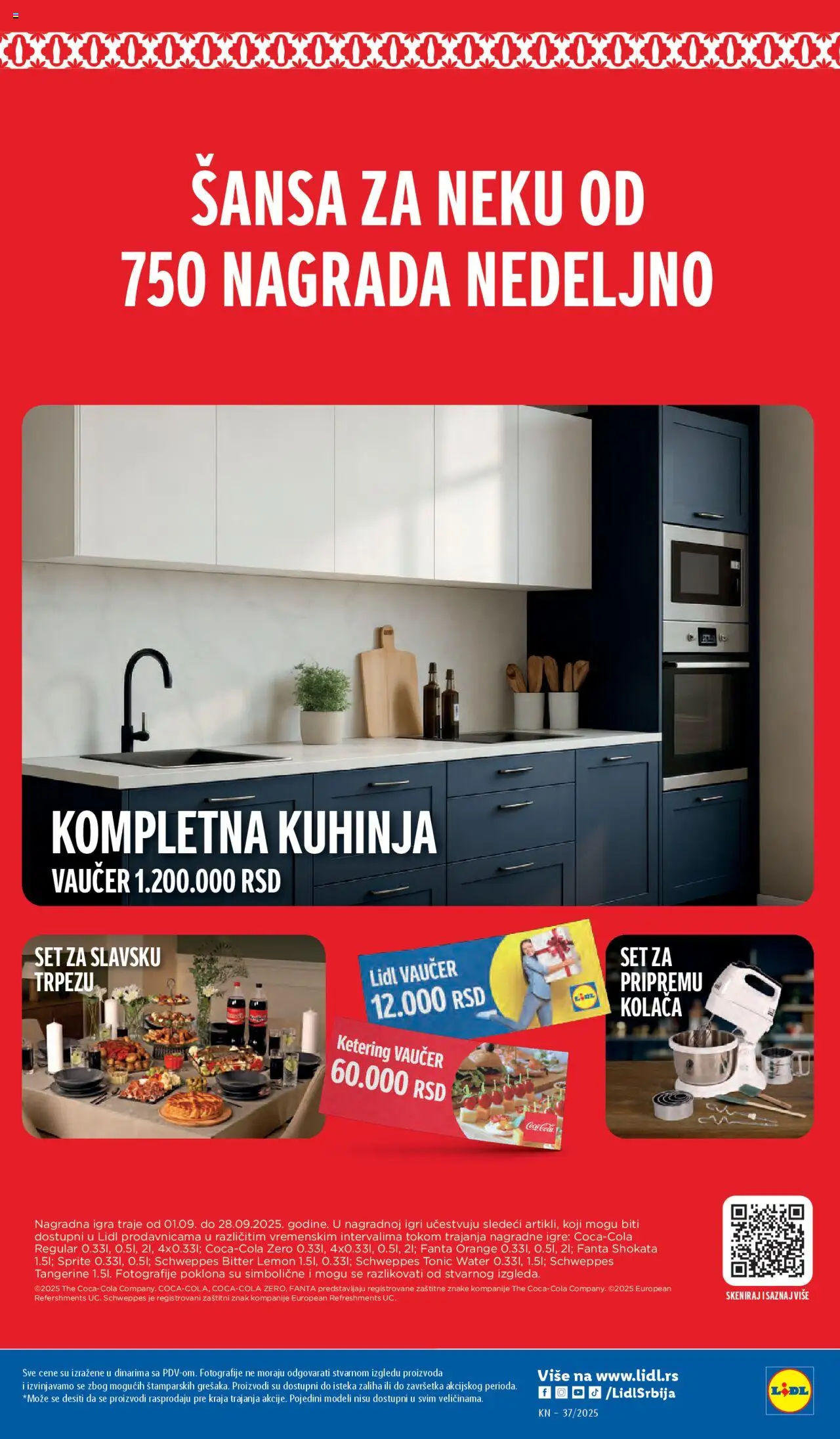 Lidl katalog - važi od 11.09.2025 | Strana: 13 | Proizvode: Kuhinja, Schweppes