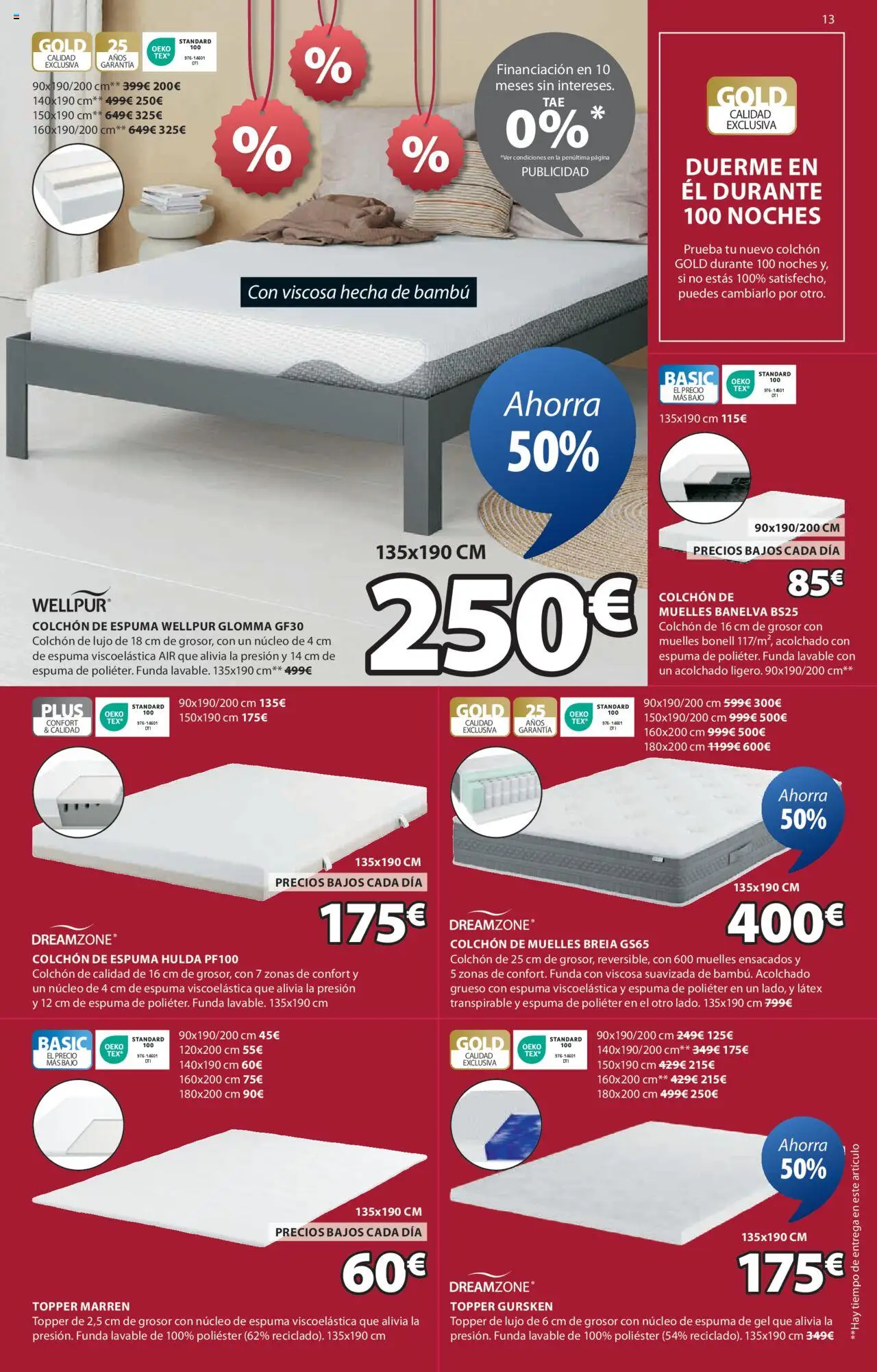 JYSK - Grandes ofertas │ válido desde el 26.06.2025 | Página: 14 | Productos: Colchon, Funda