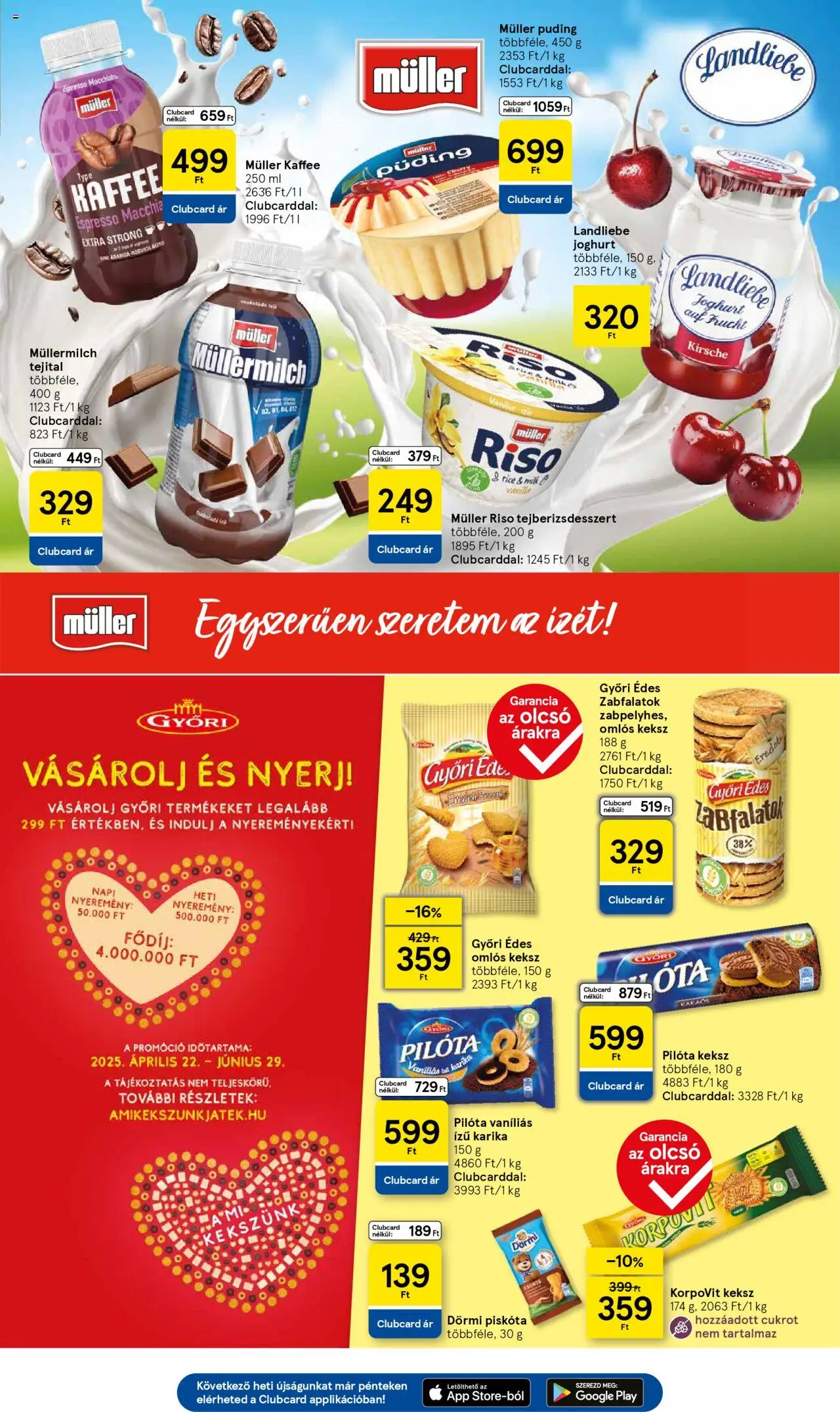 Tesco akciós ujság - amely érvényes a következő dátumtól: 29.05.2025 | Oldal: 19 | Termékek: Puding, Piskóta, Joghurt, Keksz