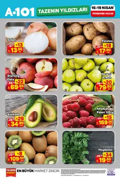 16.04.2026 tarihinden itibaren geçerli olan A101 kataloğu önizlemesi