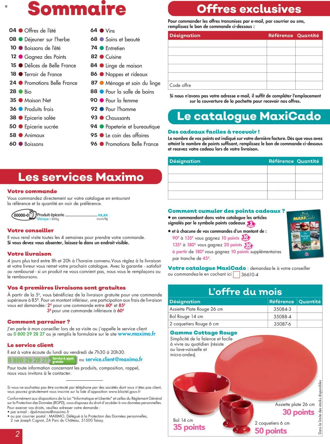  | Page: 2 | Produits: Téléphone, Bol, Couverture