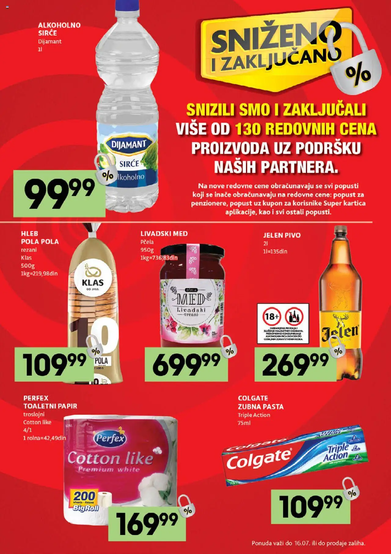 Idea katalog - važi od 03.07.2025 | Strana: 45 | Proizvode: Colgate, Hleb, Med, Pivo