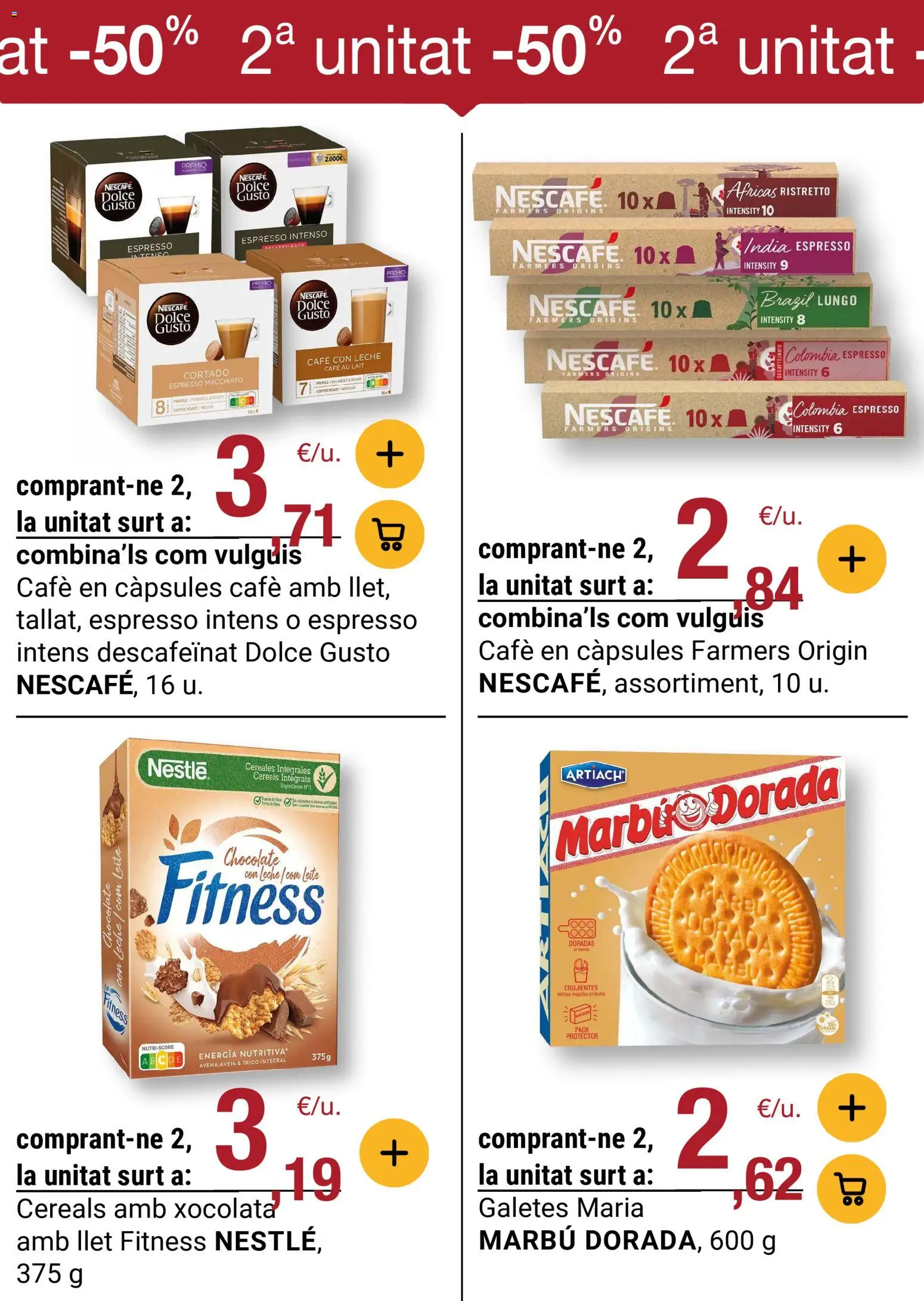 Bonpreu folleto │ válido desde el 04.11.2025 | Página: 5 | Productos: Café con leche, Leche, Chocolate, Cereales