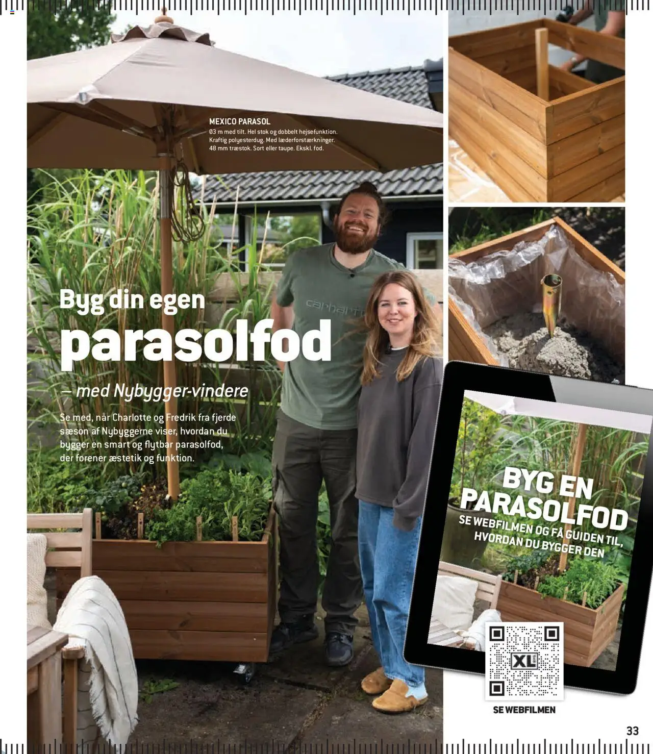 XL-BYG Tilbudsavis gyldig fra 30.06.2025 | Side: 34 | Produkter: Parasol