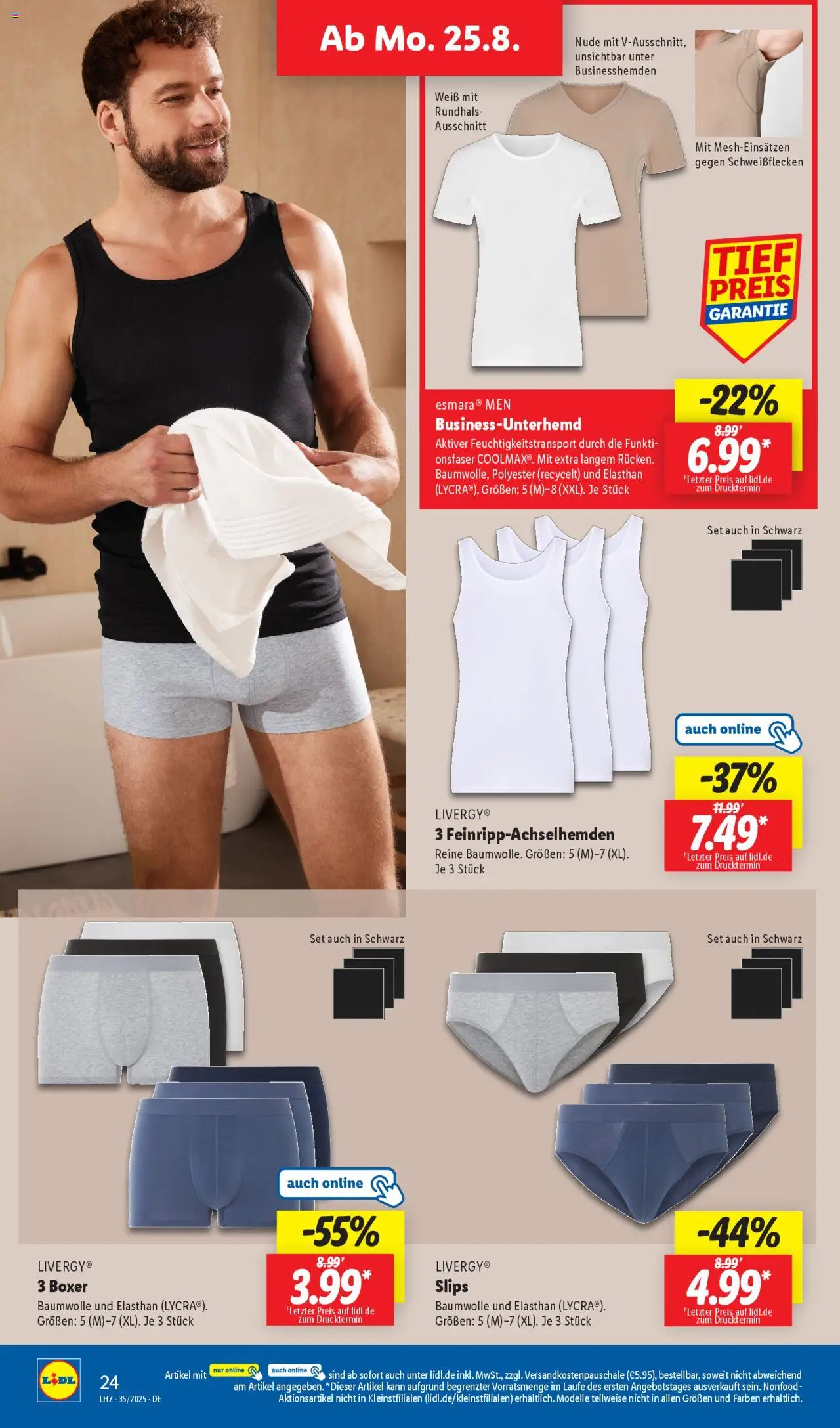 Lidl Prospekt Holzminden	 - gültig ab dem 25.08.2025 | Seite: 10 | Produkte: Boxer