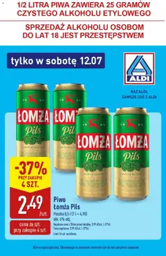 Pogląd oferty "Aldi Gazetka - Super Sobota" - ważna od 12.07.2025