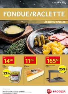 Prodega Aktionen Fondue/Raclette ab 06.10.2025 gültig